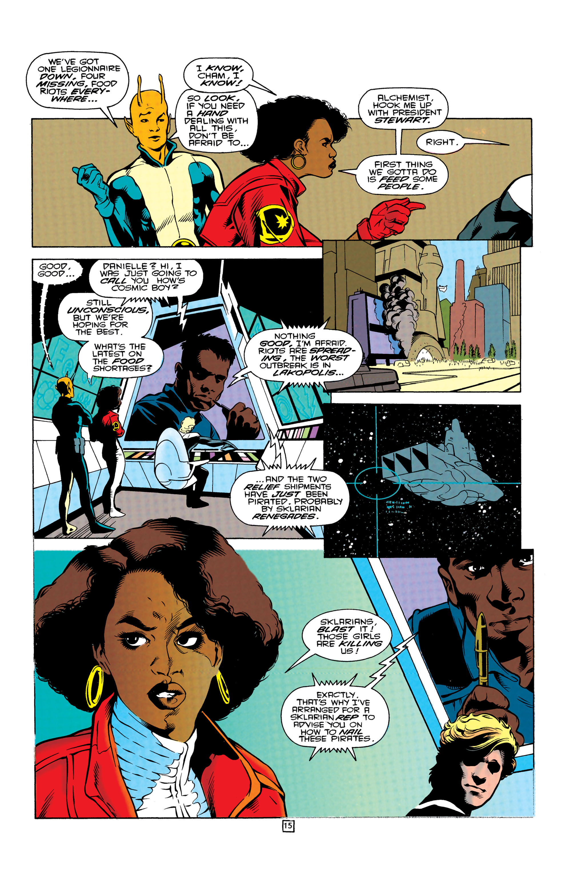 Read online Legionnaires comic -  Issue #10 - 16