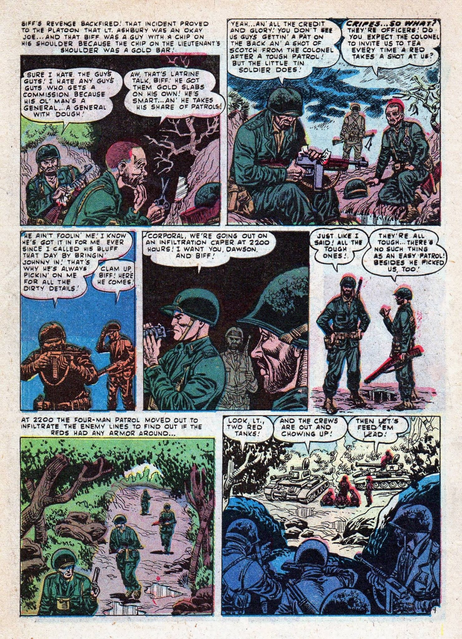 Read online Combat (1952) comic -  Issue #1 - 6