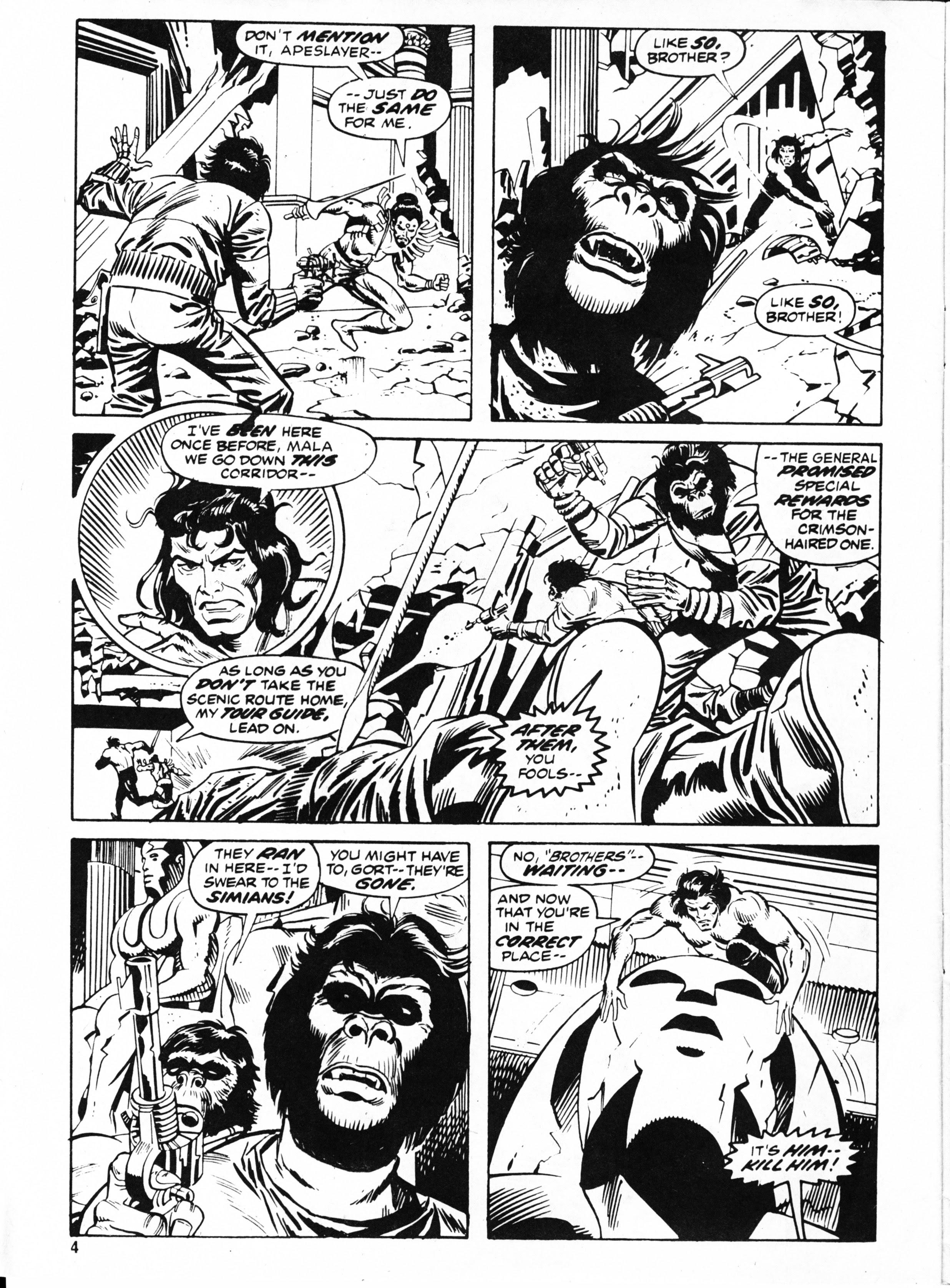 Read online Planet of the Apes (1974) comic -  Issue #27 - 4
