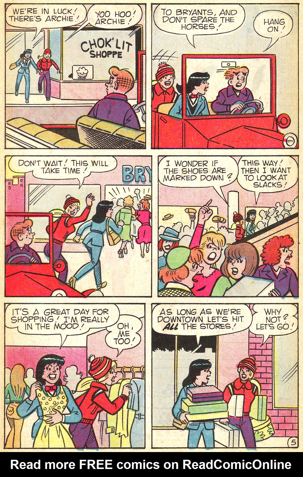 Read online Archie's Girls Betty and Veronica comic -  Issue #291 - 7