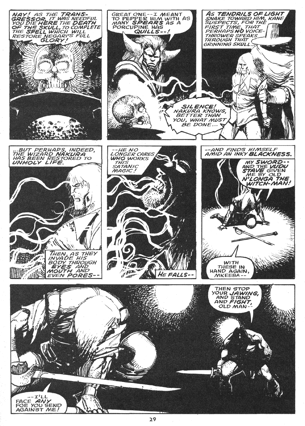 Read online The Savage Sword Of Conan comic -  Issue #219 - 30