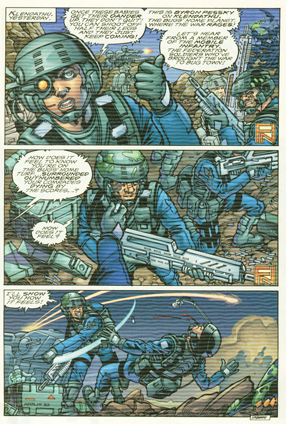 Read online Starship Troopers: Dominant Species comic -  Issue #1 - 3