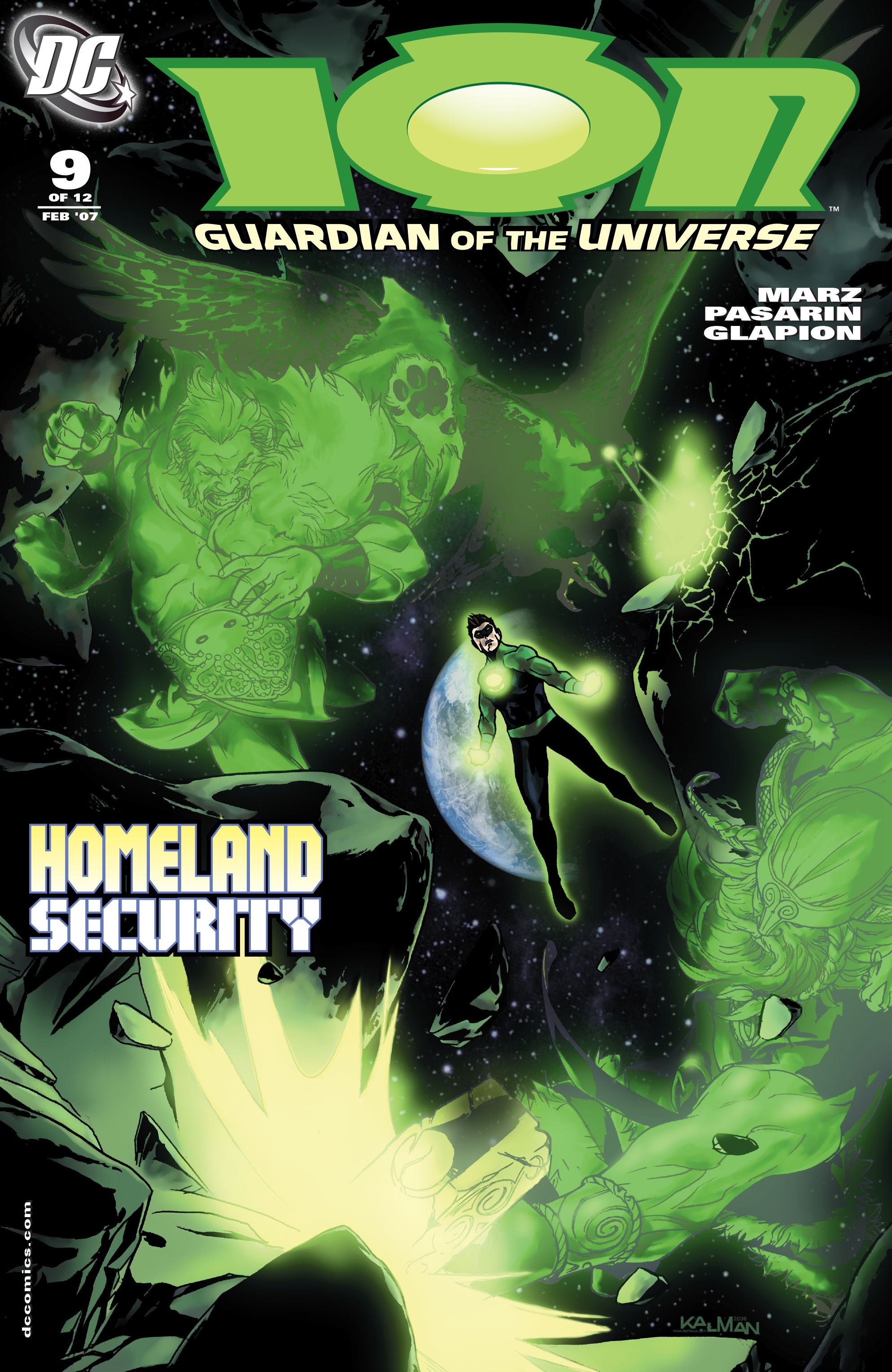 Read online Ion: Guardian of the Universe comic -  Issue #9 - 1