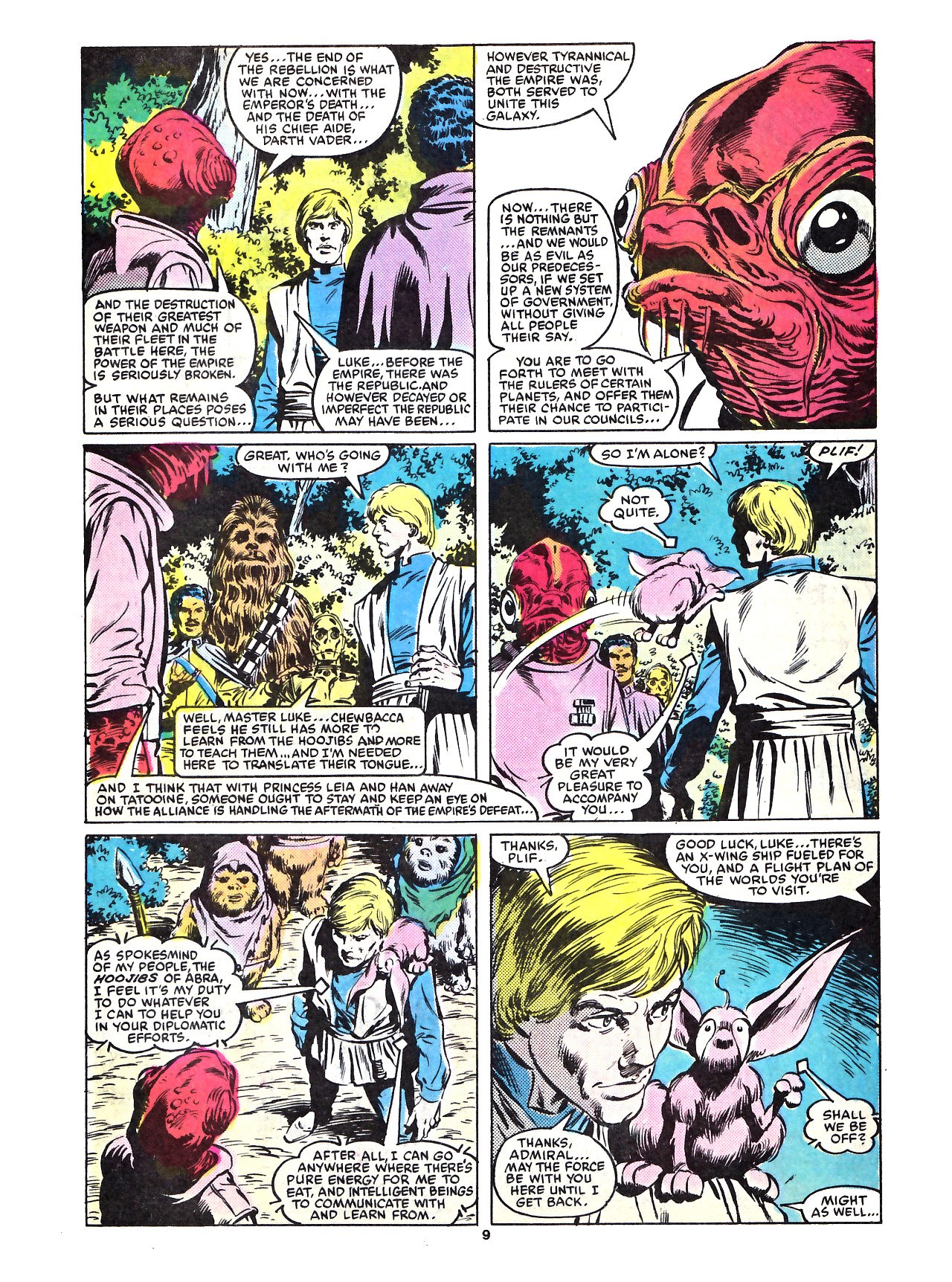 Read online Return of the Jedi comic -  Issue #47 - 9