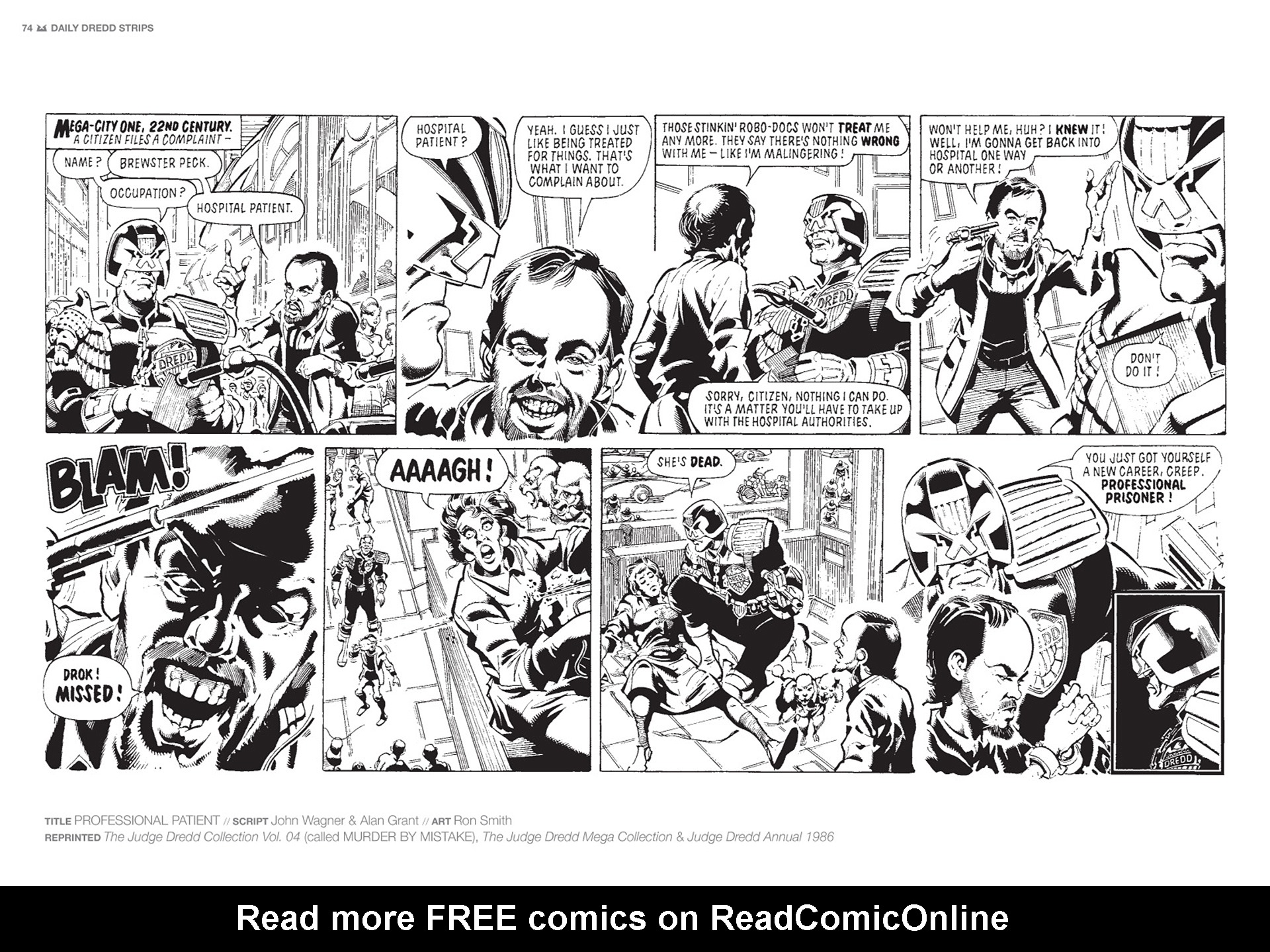 Read online Judge Dredd: The Daily Dredds comic -  Issue # TPB 1 - 77