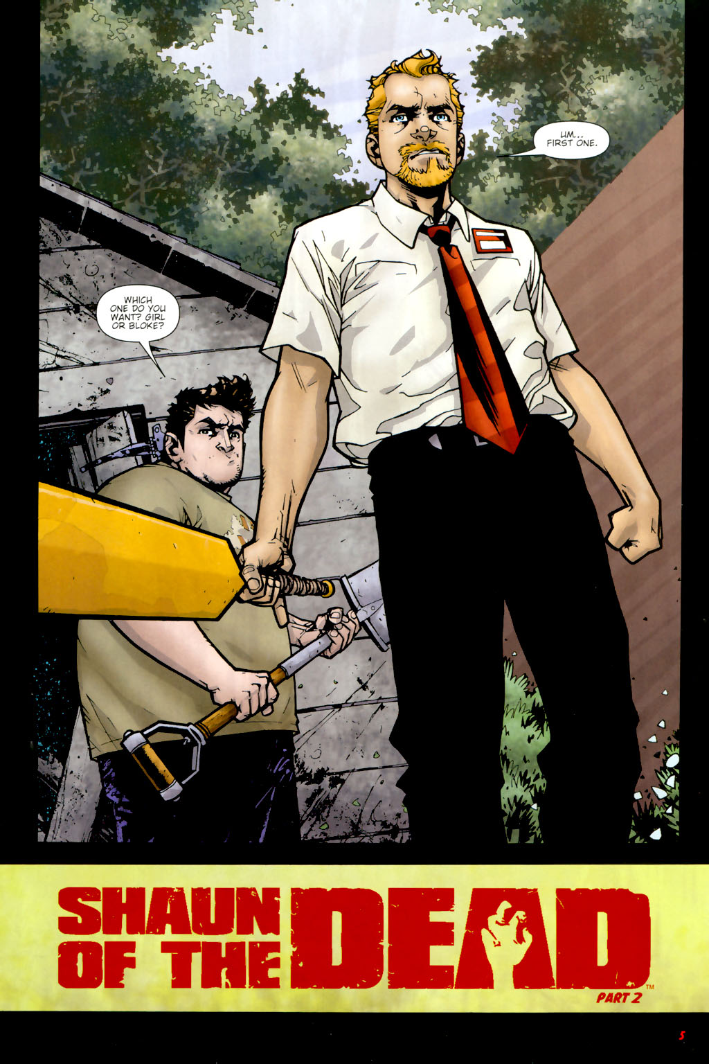 Read online Shaun of the Dead (2005) comic -  Issue #2 - 7