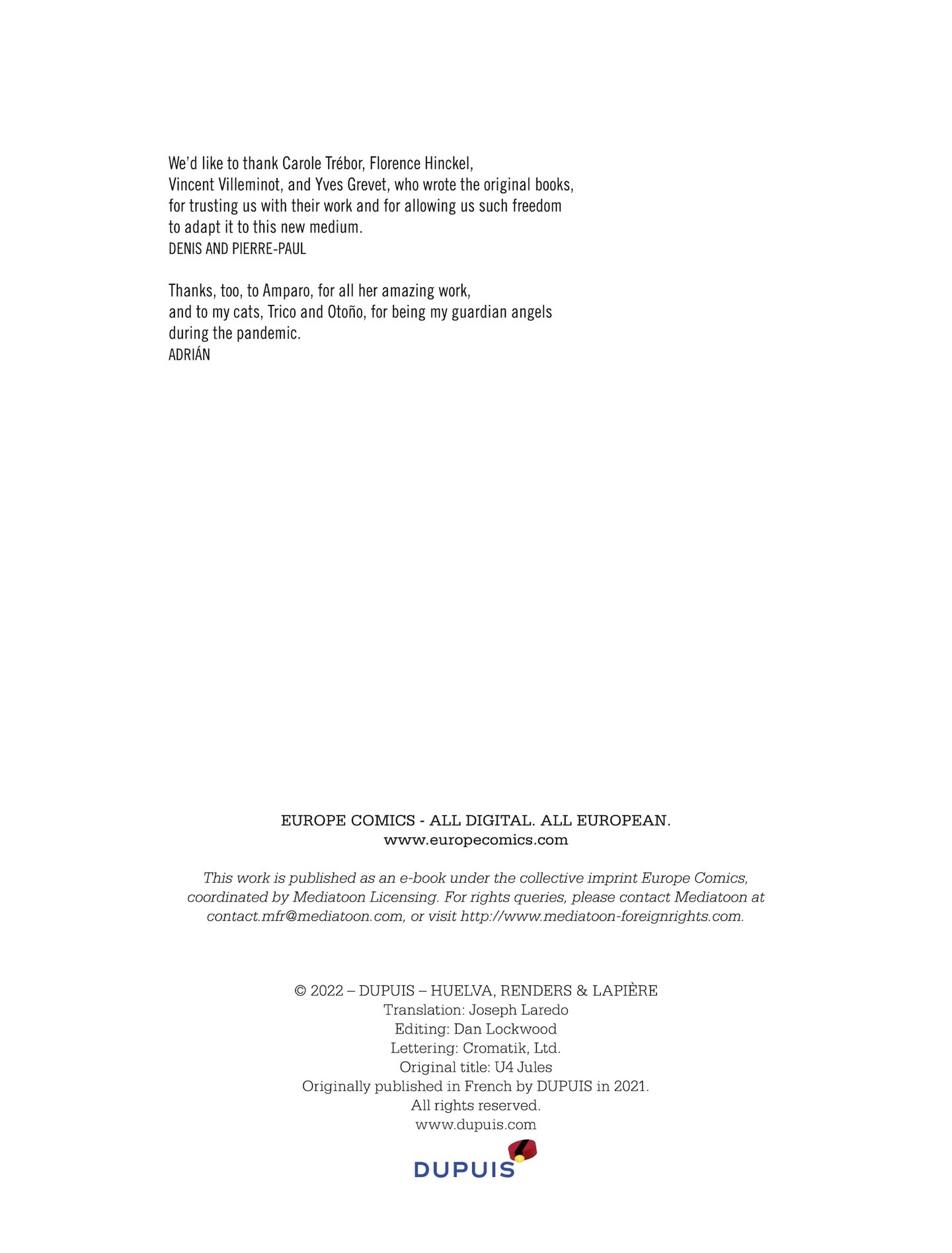 Read online U4: Jules comic -  Issue # TPB - 137