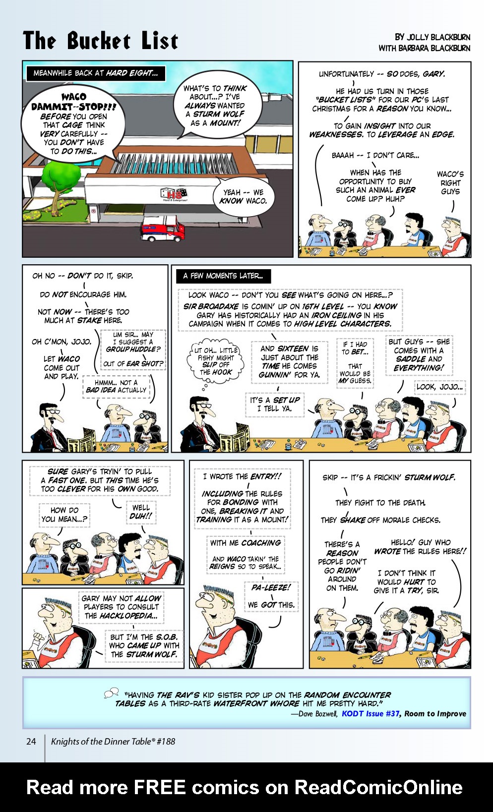 Read online Knights of the Dinner Table comic -  Issue #188 - 26