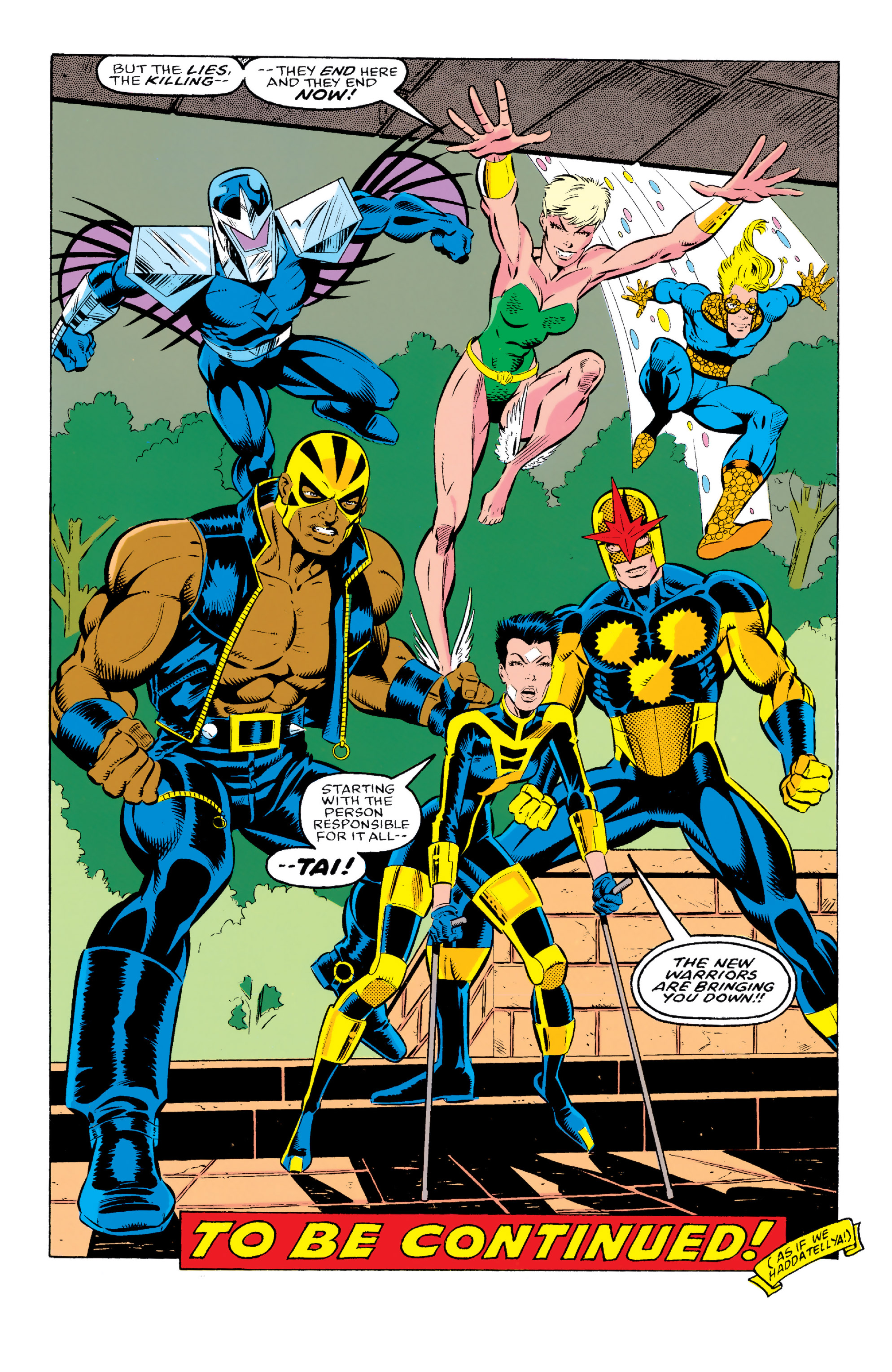 Read online The New Warriors comic -  Issue #23 - 23