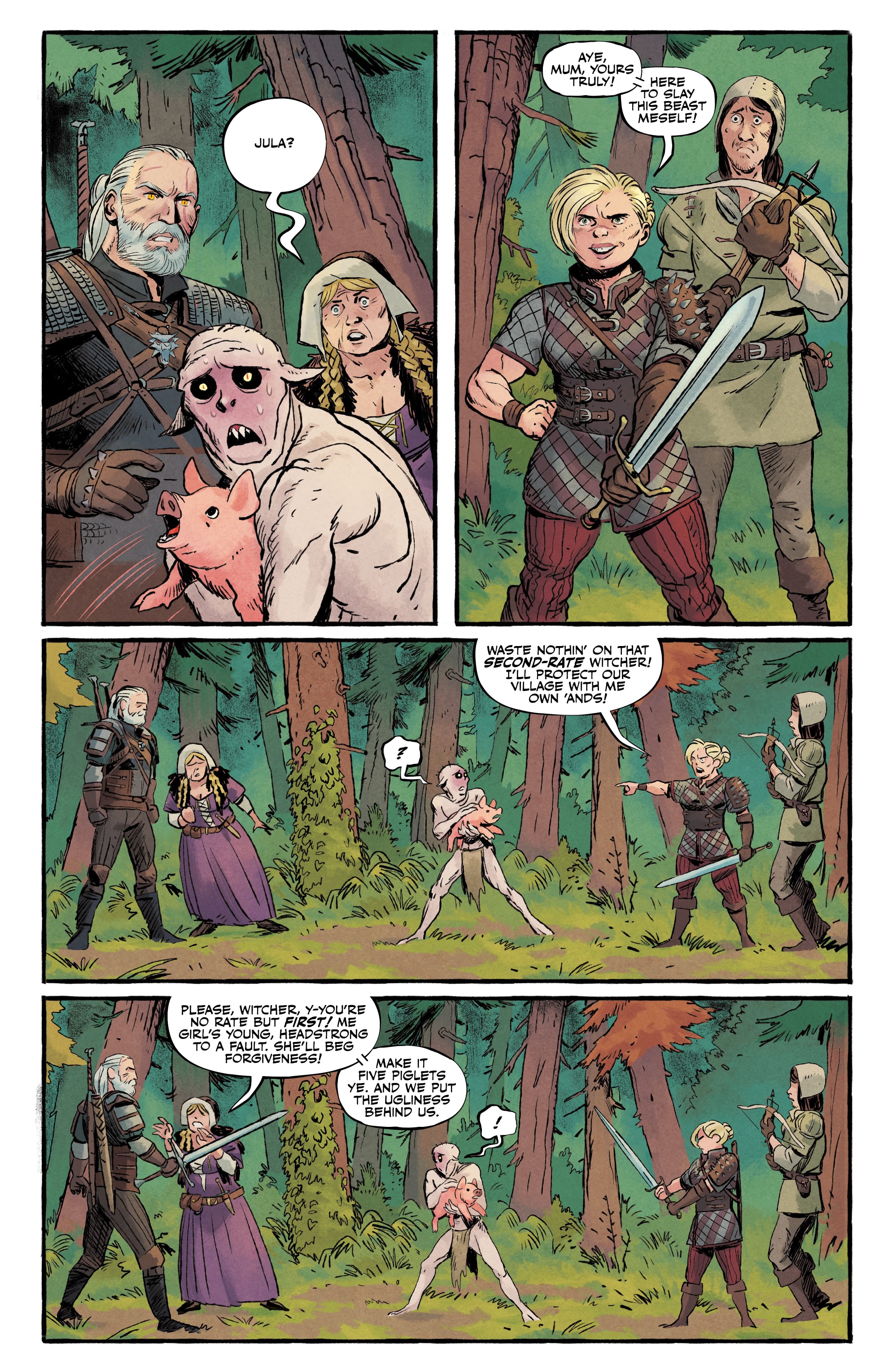 Read online Free Comic Book Day 2021 comic -  Issue # Critical Role - The Witcher - 16