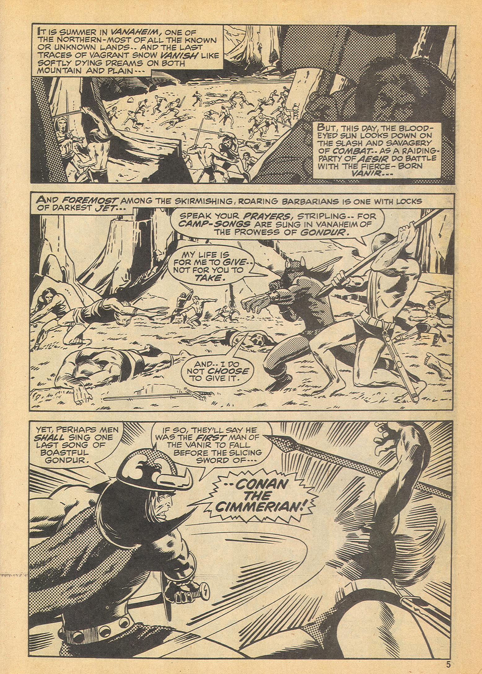 Read online The Savage Sword of Conan (1975) comic -  Issue #1 - 5
