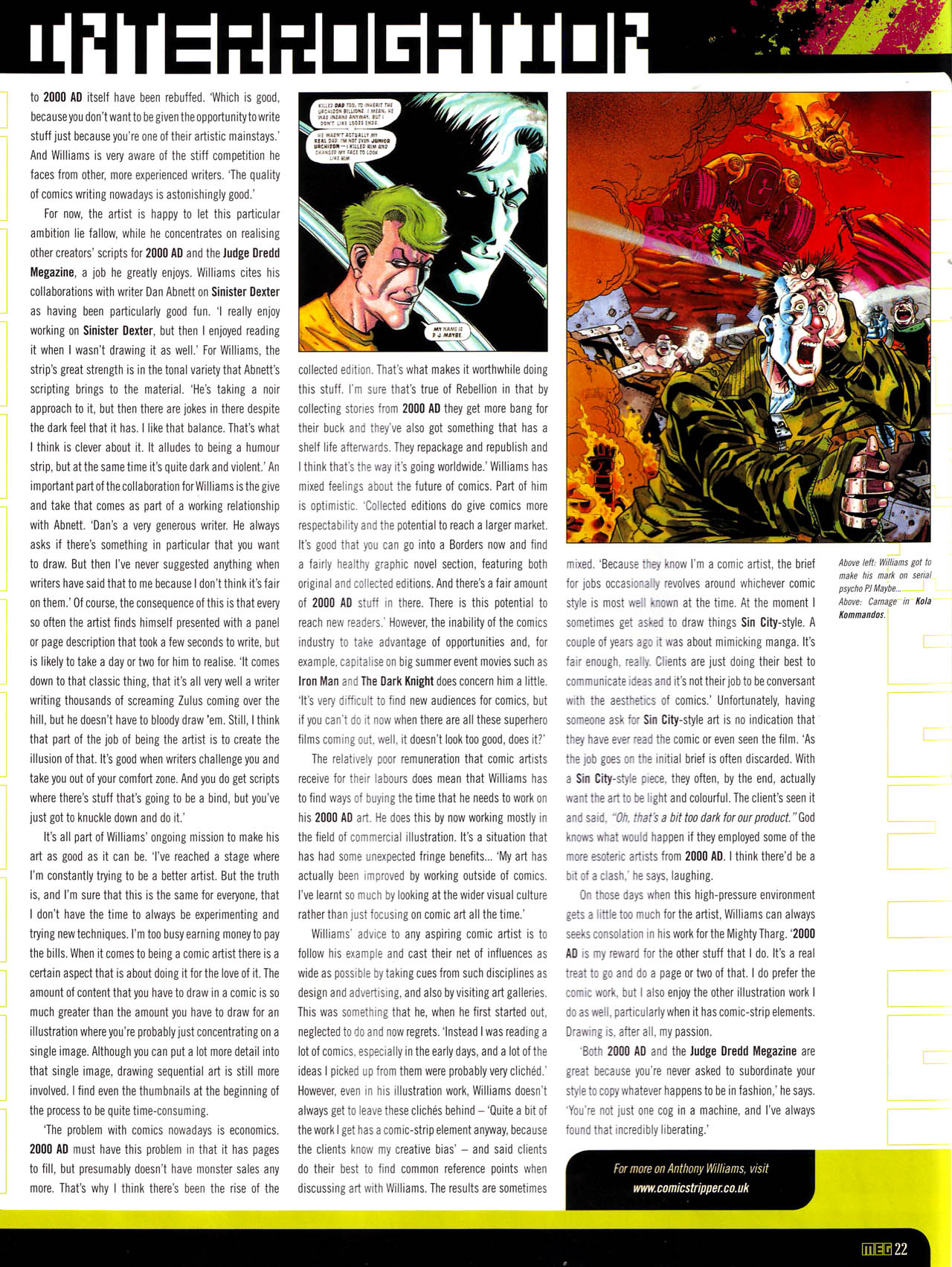 Read online Judge Dredd Megazine (Vol. 5) comic -  Issue #280 - 22