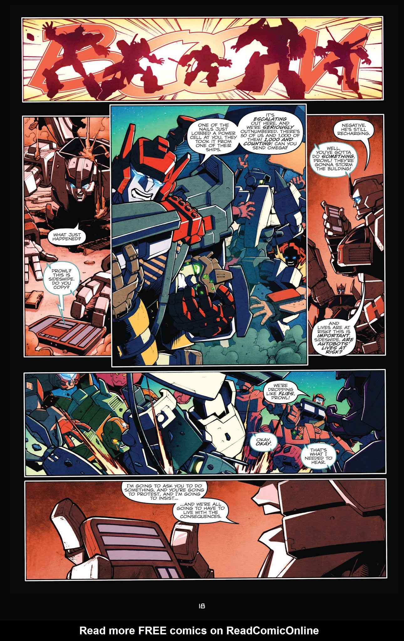 Read online Transformers: The IDW Collection Phase Two comic -  Issue # TPB 1 (Part 1) - 18