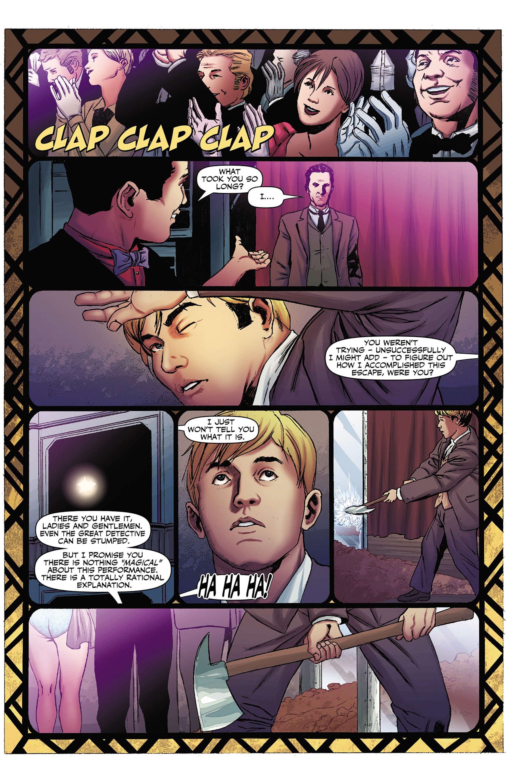 Read online Sherlock Holmes vs. Harry Houdini comic -  Issue #1 - 22