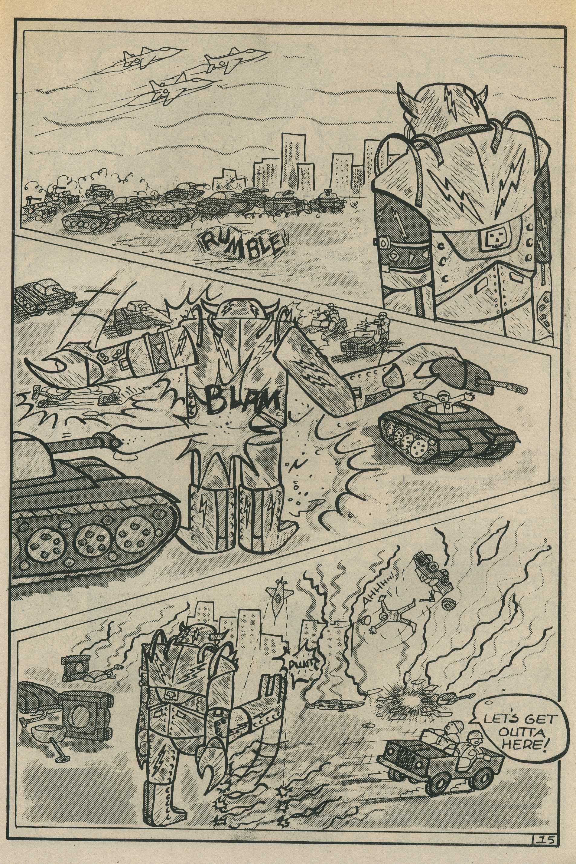 Read online Geriatric Gangrene Jujitsu Gerbils comic -  Issue #3 - 17