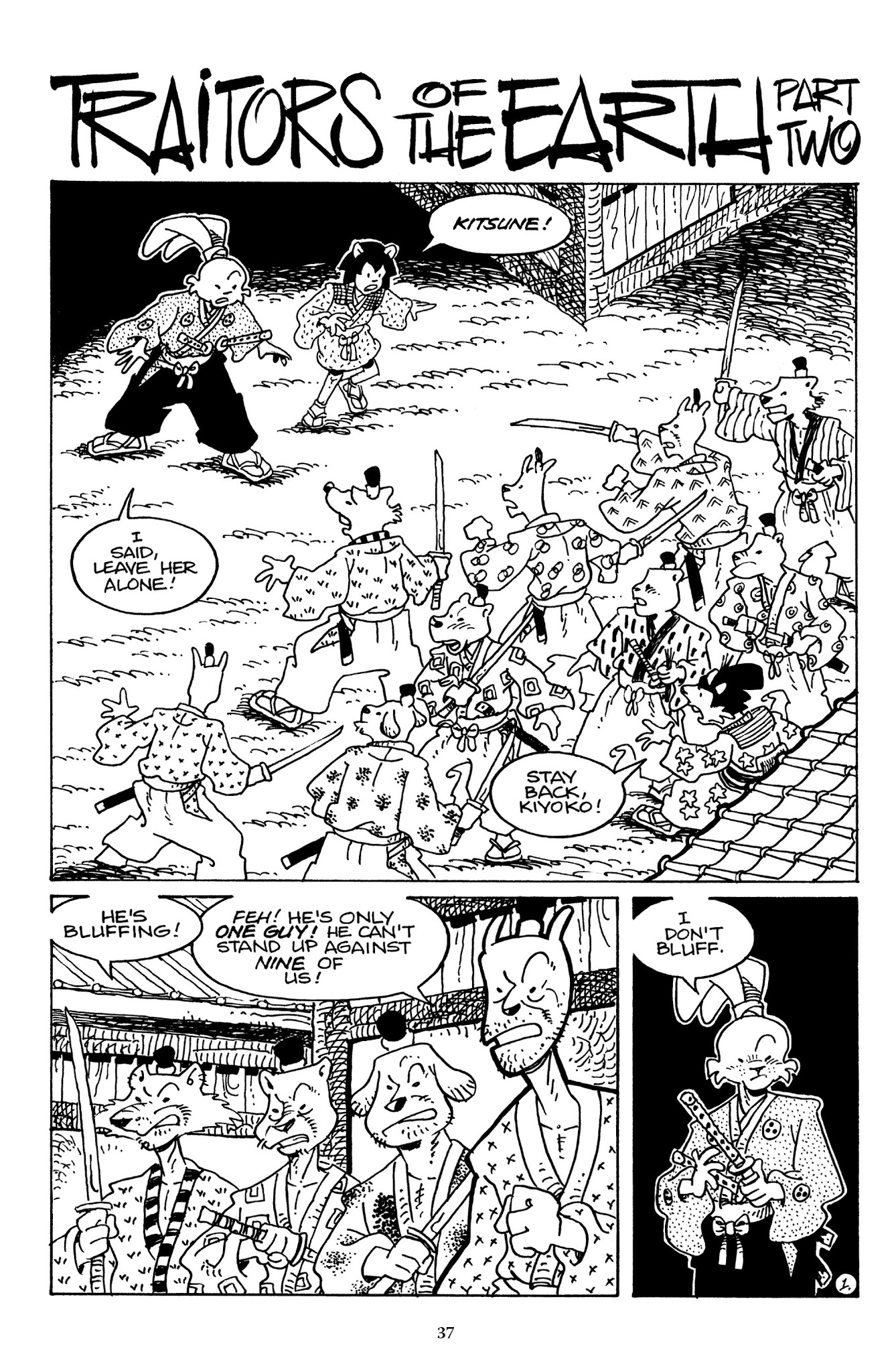 Read online The Usagi Yojimbo Saga comic -  Issue # TPB 7 - 36