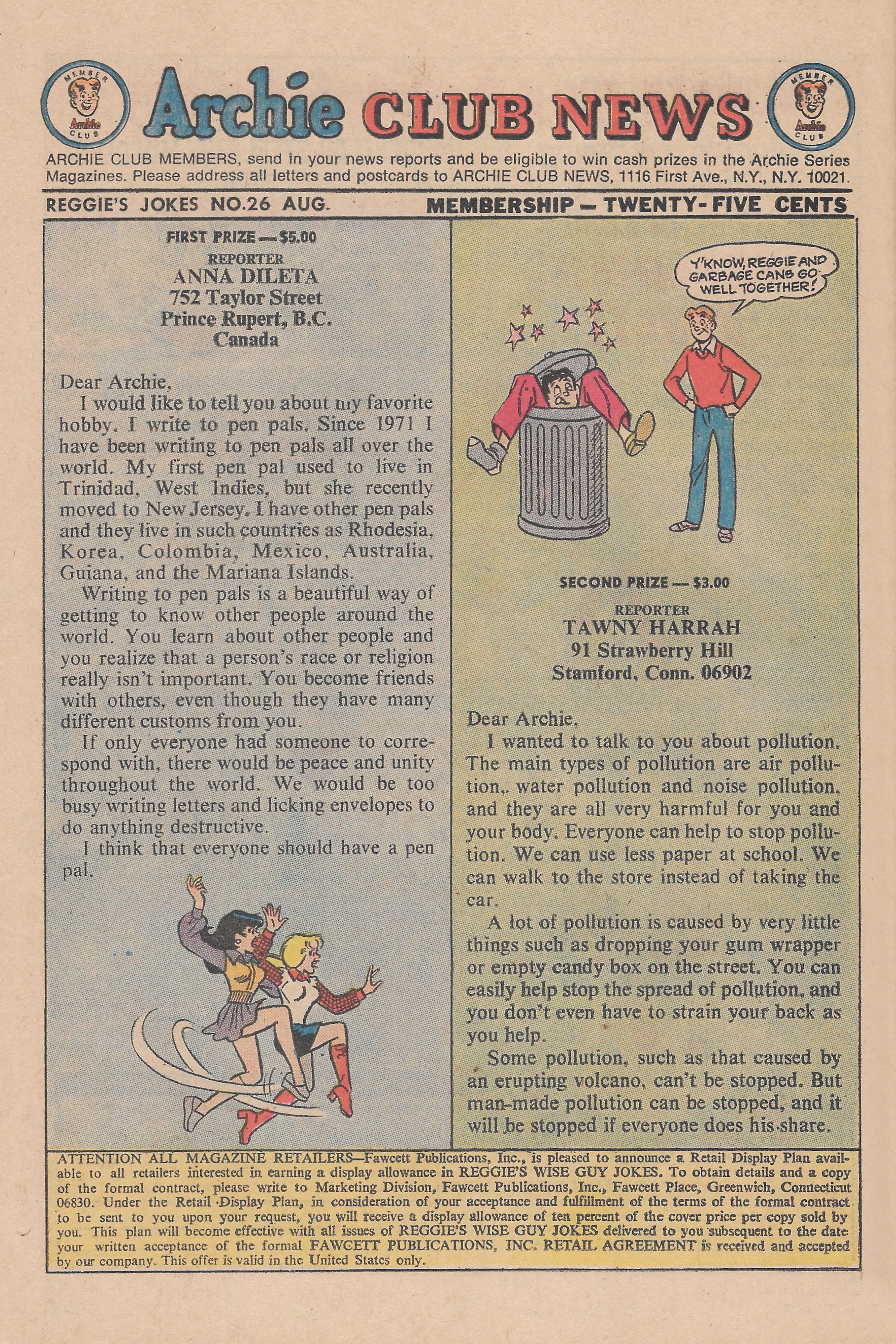 Read online Reggie's Wise Guy Jokes comic -  Issue #26 - 42