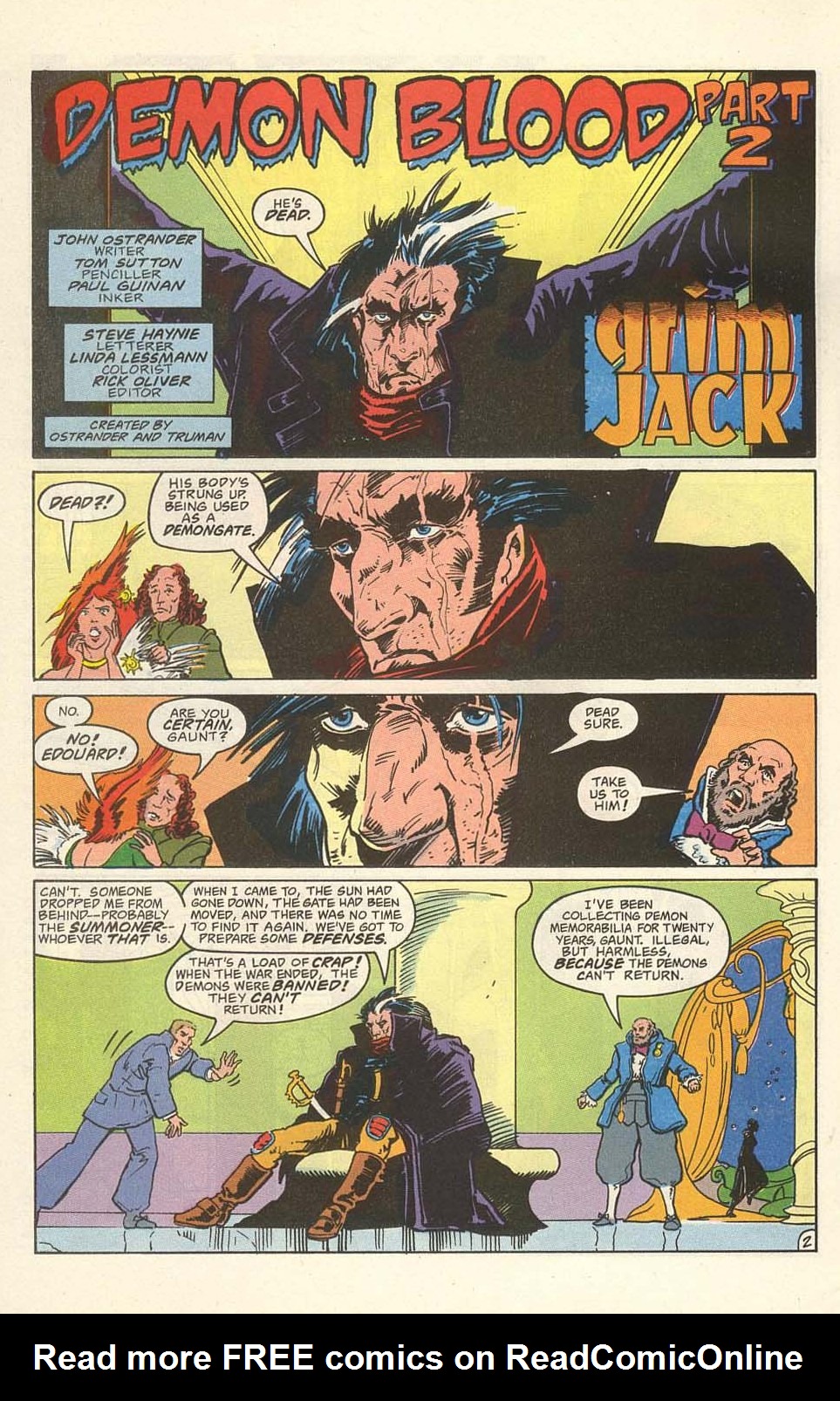 Read online Grimjack comic -  Issue #25 - 4