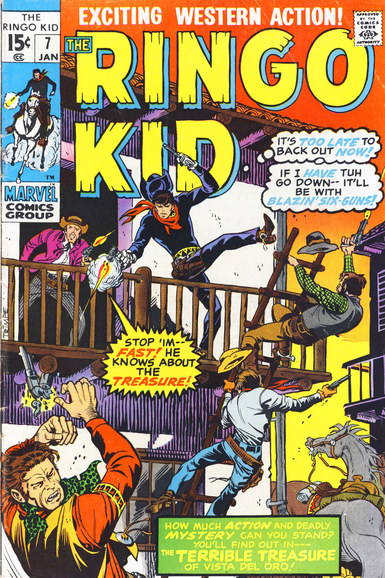 Read online Ringo Kid (1970) comic -  Issue #7 - 1