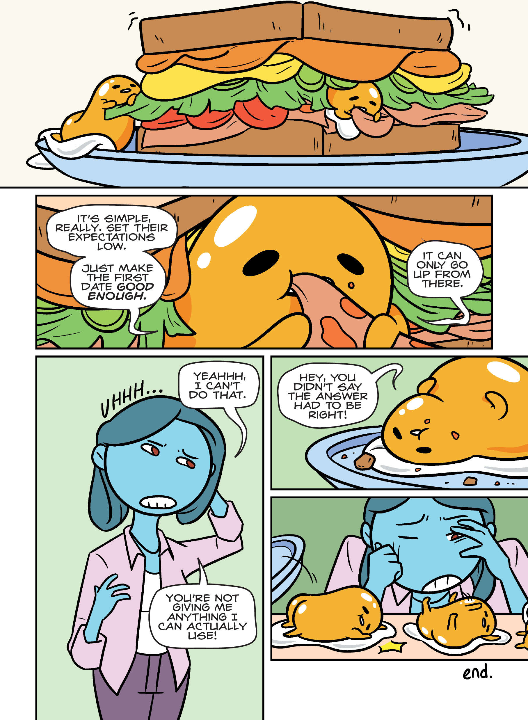 Read online Gudetama comic -  Issue # Love for the Lazy - 17