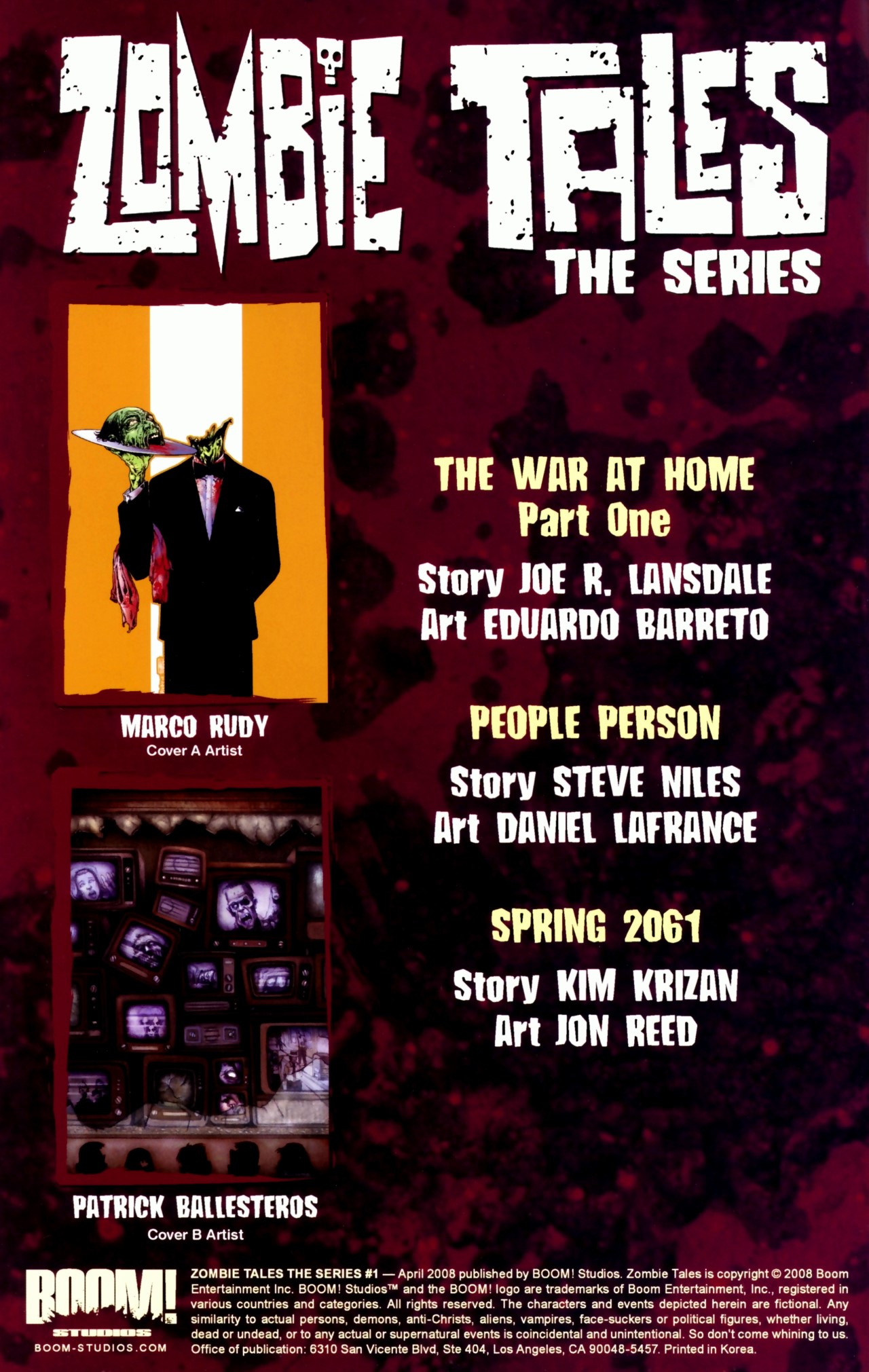 Read online Zombie Tales: The Series comic -  Issue #1 - 2