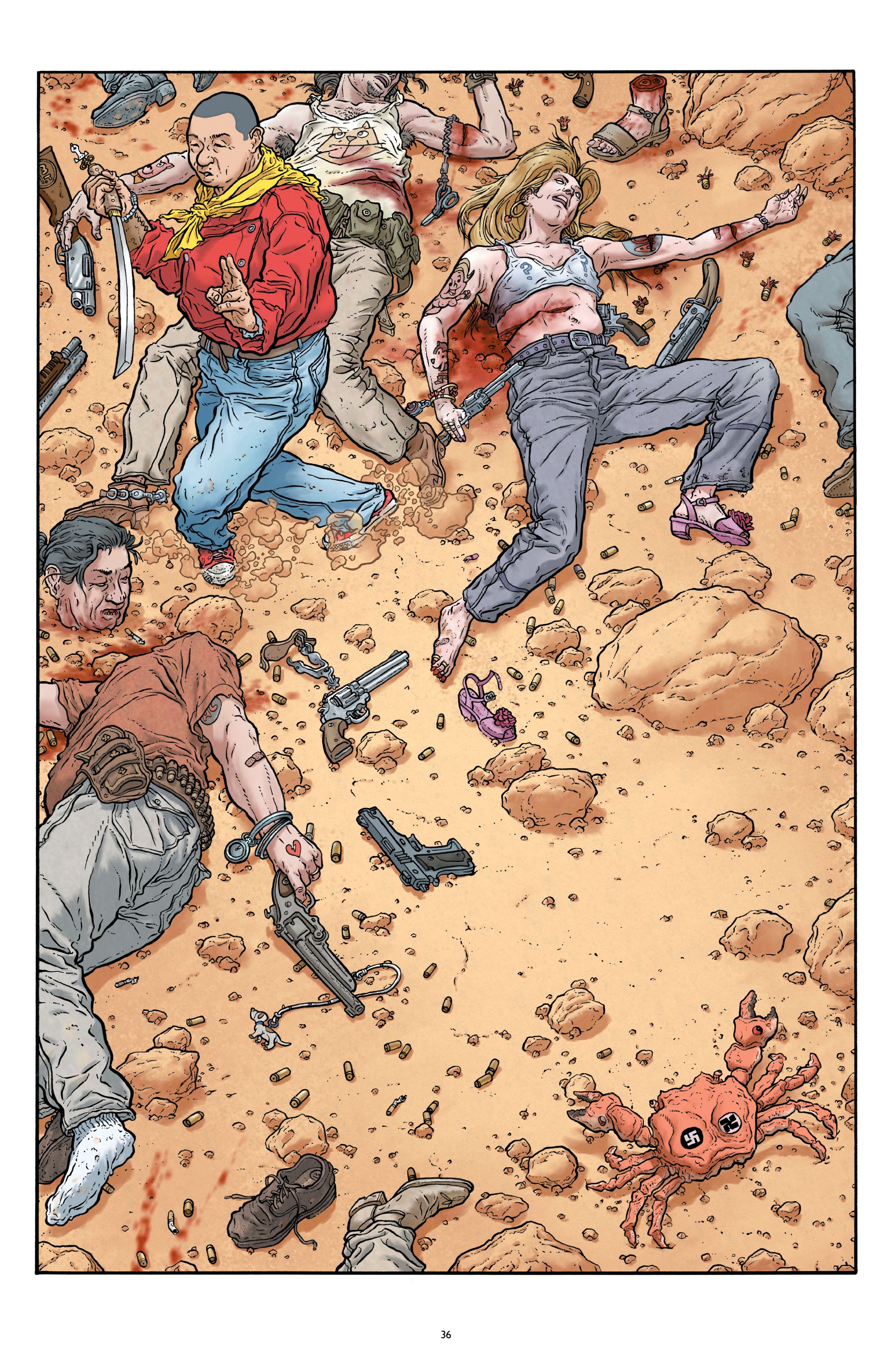 Read online Shaolin Cowboy comic -  Issue # _Start Trek (Part 1) - 28