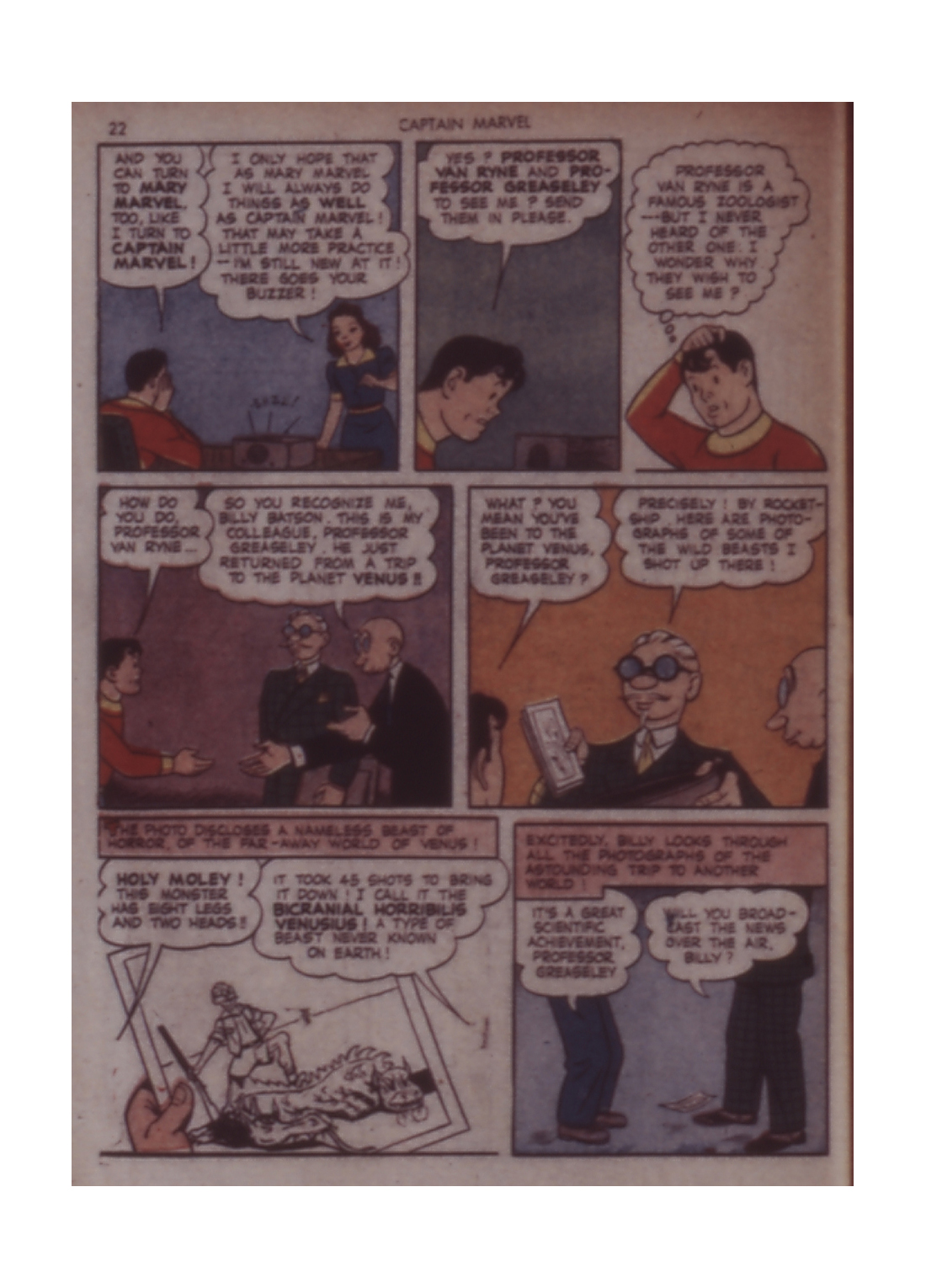 Read online Captain Marvel Adventures comic -  Issue #19 - 22