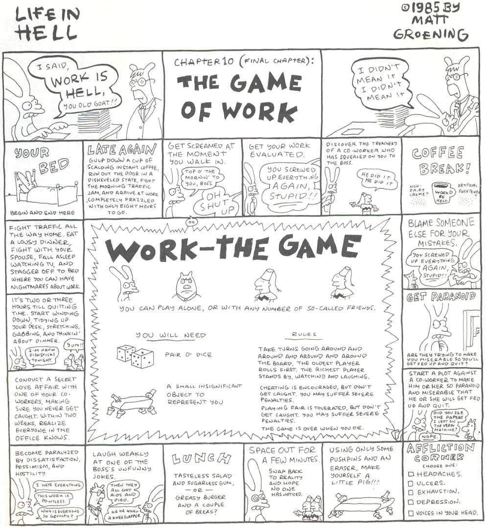 Read online Life In Hell comic -  Issue # TPB Work Is Hell - 13