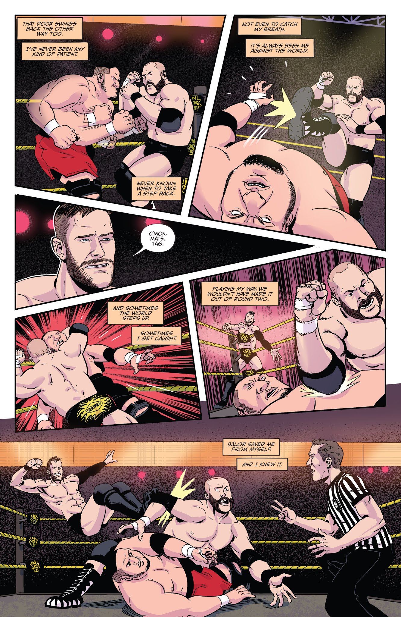 Read online WWE: NXT Takeover - Proving Ground comic -  Issue # Full - 15