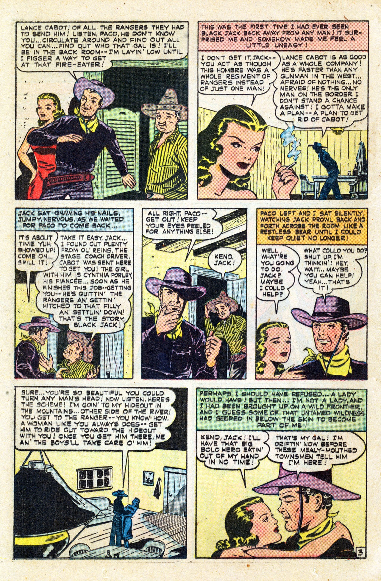 Read online Cowboy Romances comic -  Issue #3 - 16