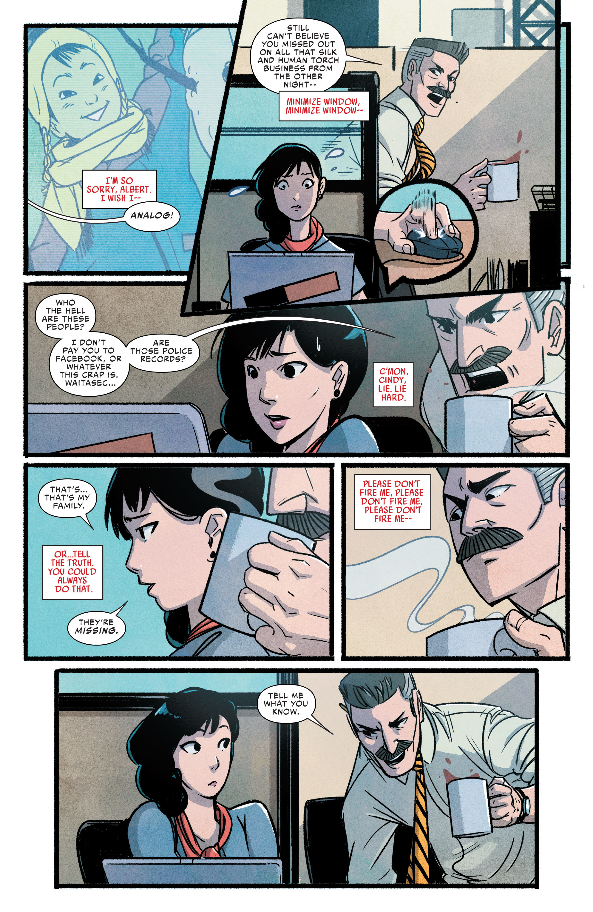 Read online Silk (2015) comic -  Issue #5 - 7