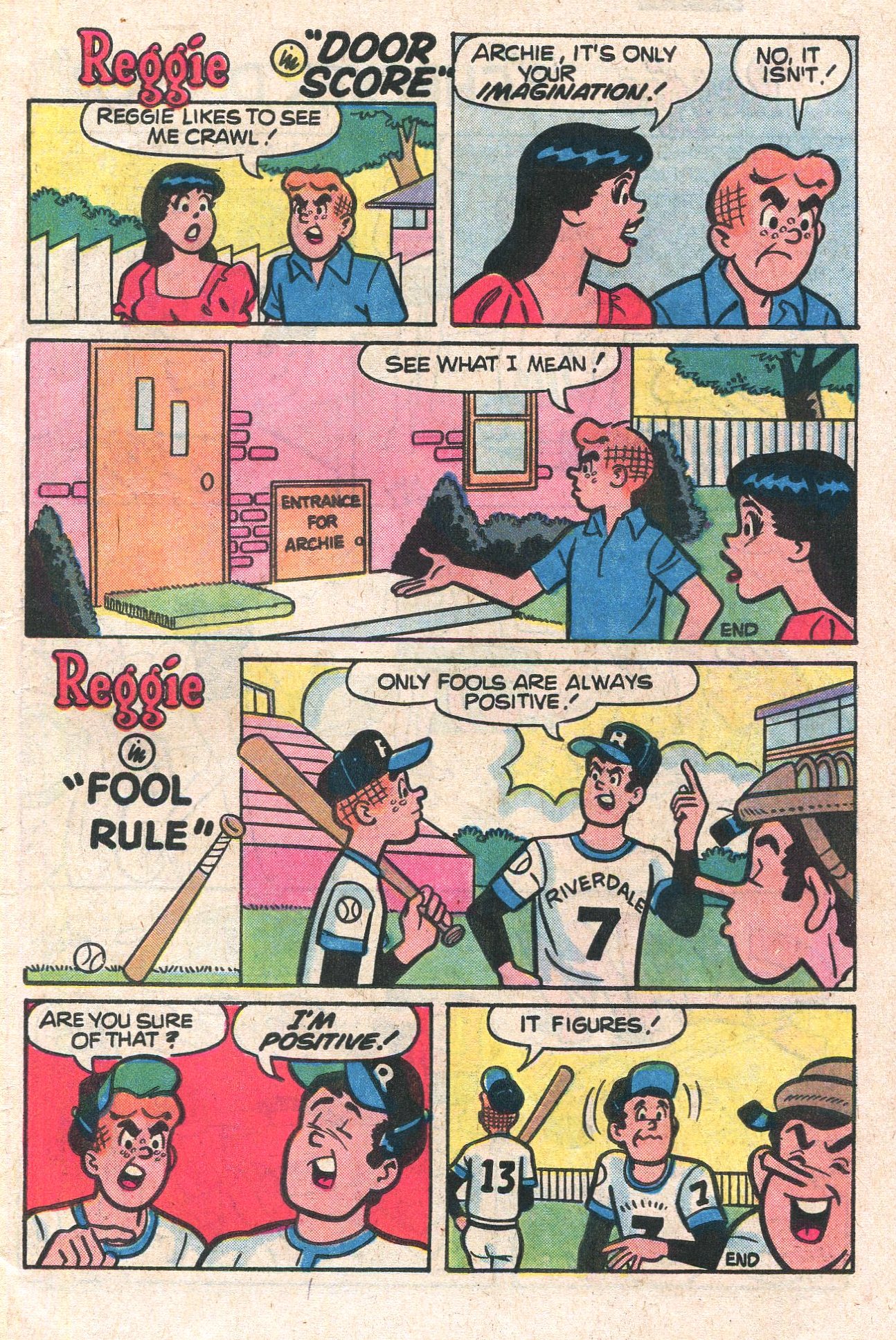Read online Reggie's Wise Guy Jokes comic -  Issue #51 - 7
