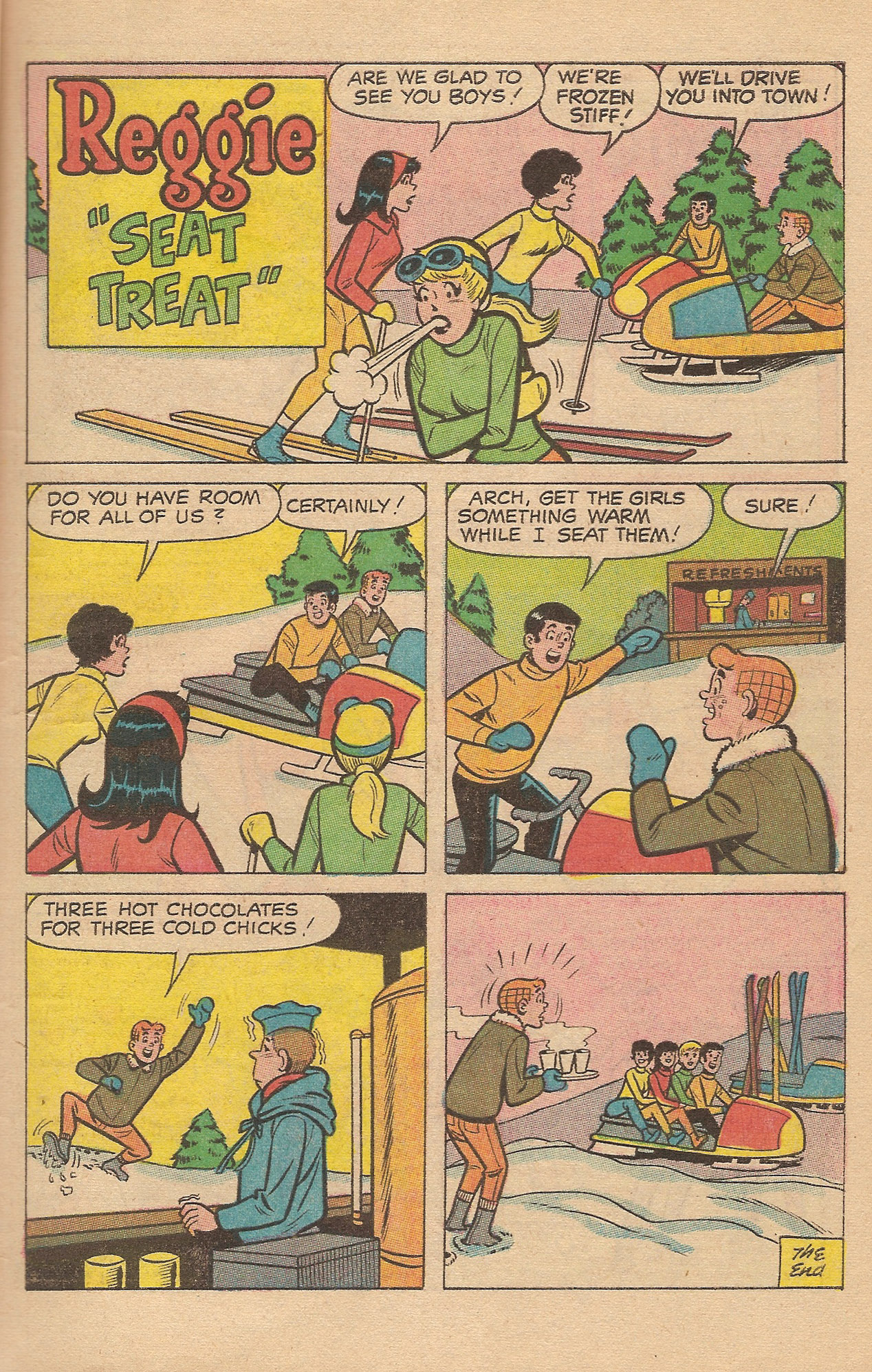 Read online Reggie's Wise Guy Jokes comic -  Issue #5 - 21