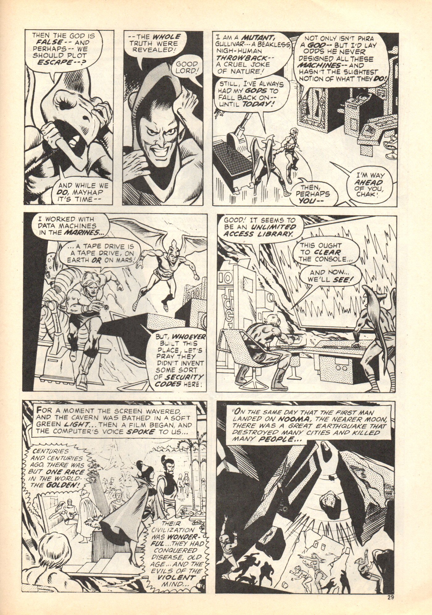 Read online Planet of the Apes (1974) comic -  Issue #4 - 29