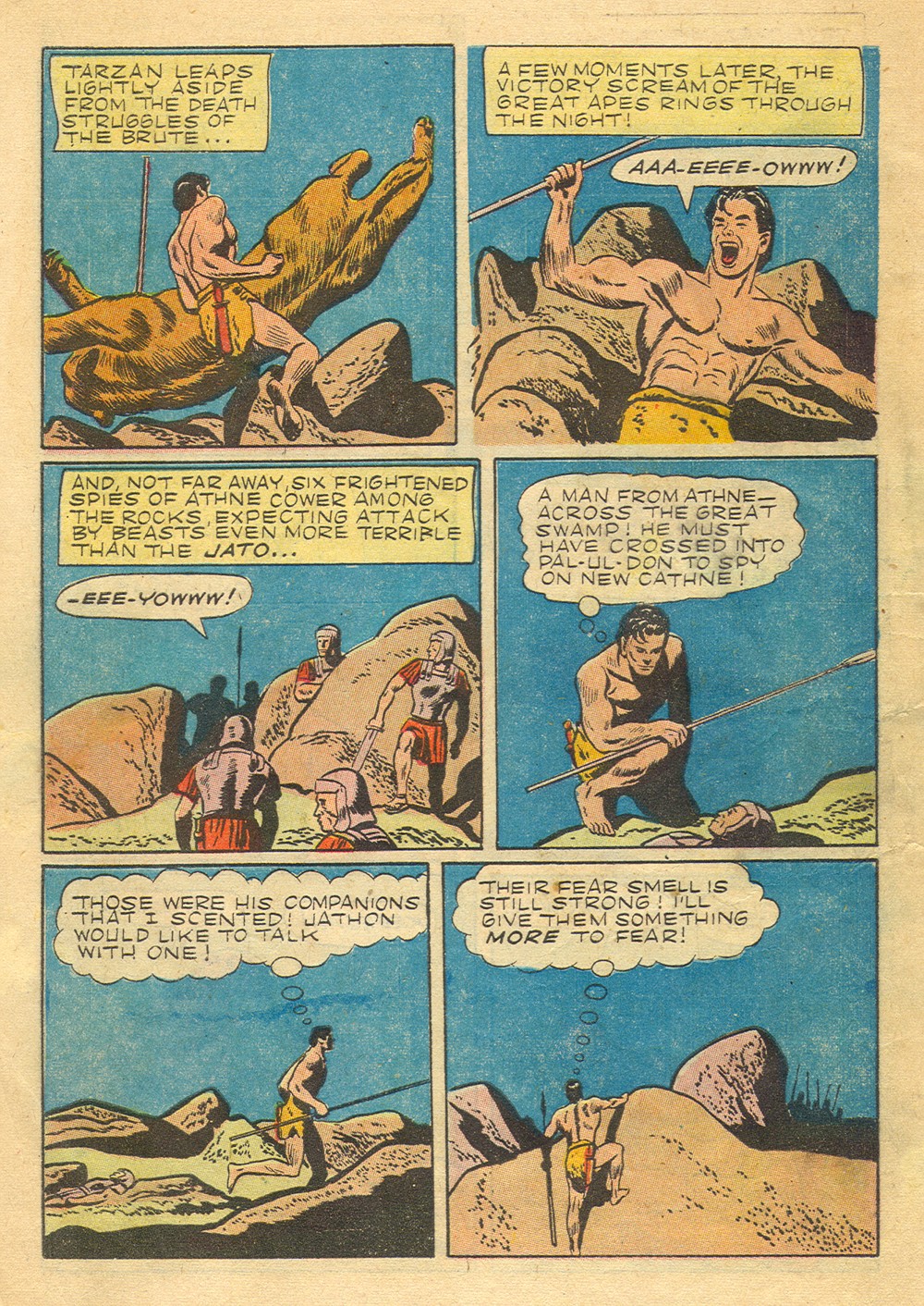 Read online Tarzan (1948) comic -  Issue #36 - 6