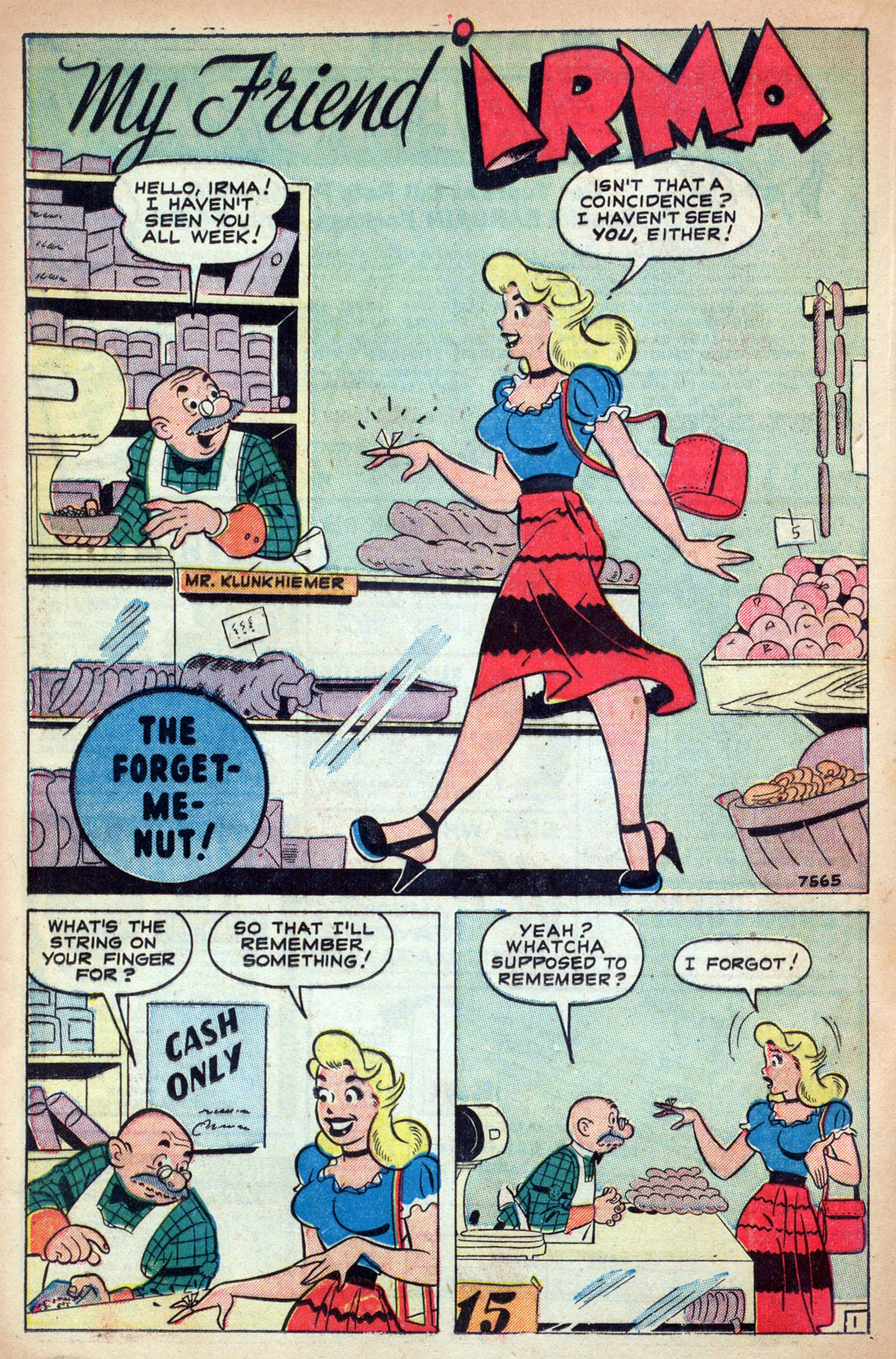 Read online My Friend Irma comic -  Issue #4 - 28