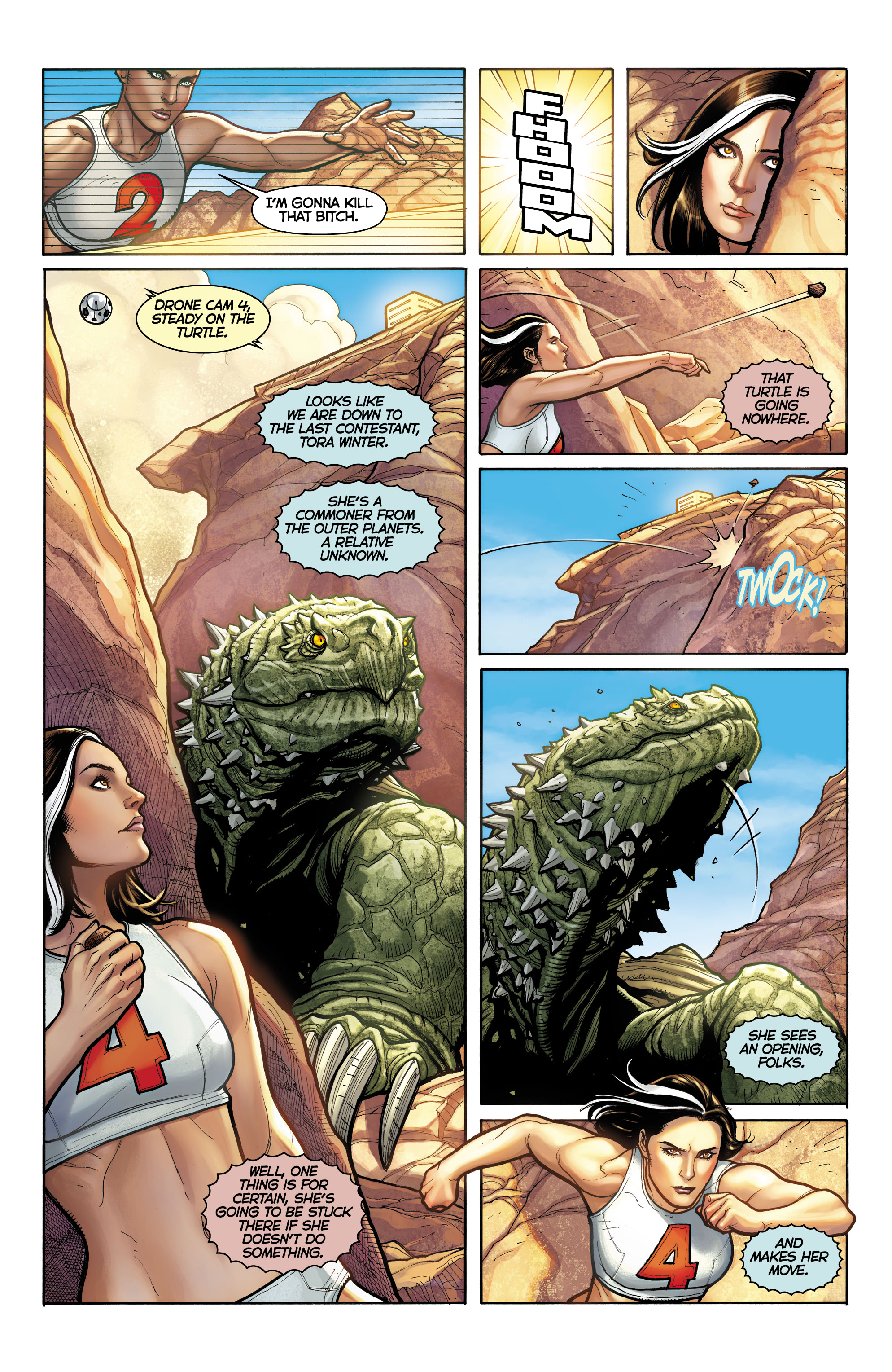 Read online Fight Girls comic -  Issue #2 - 22