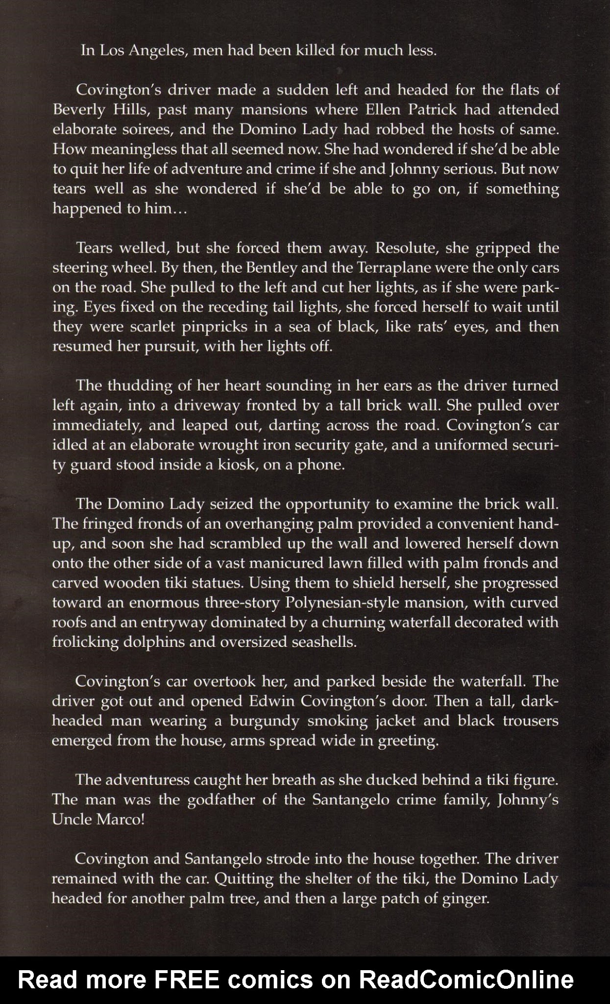 Read online Domino Lady Noir comic -  Issue # Full - 14