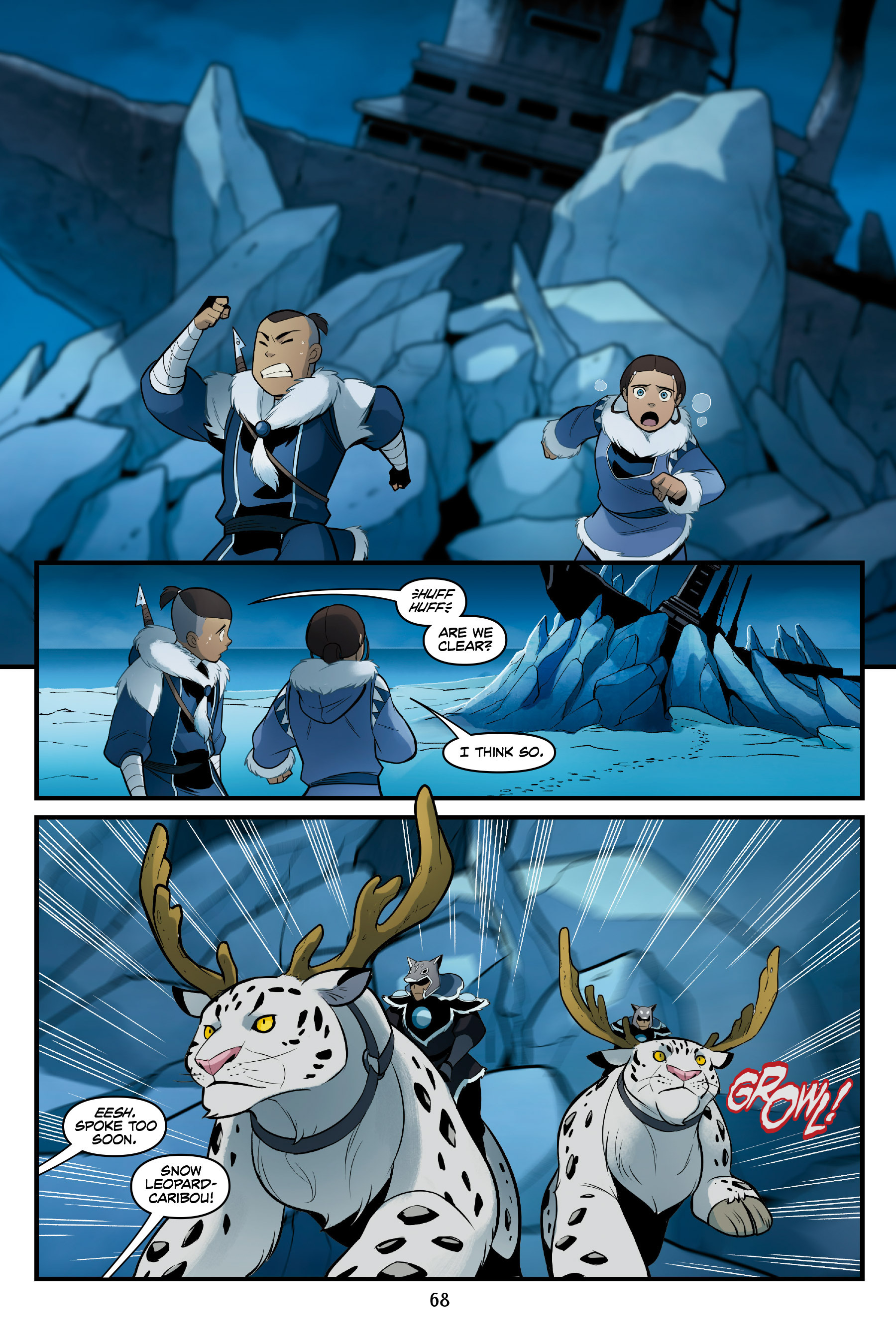 Read online Nickelodeon Avatar: The Last Airbender - North and South comic -  Issue #1 - 67