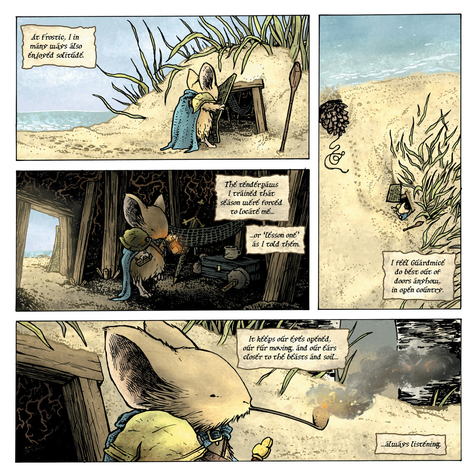 Read online Mouse Guard: The Black Axe comic -  Issue #1 - 5