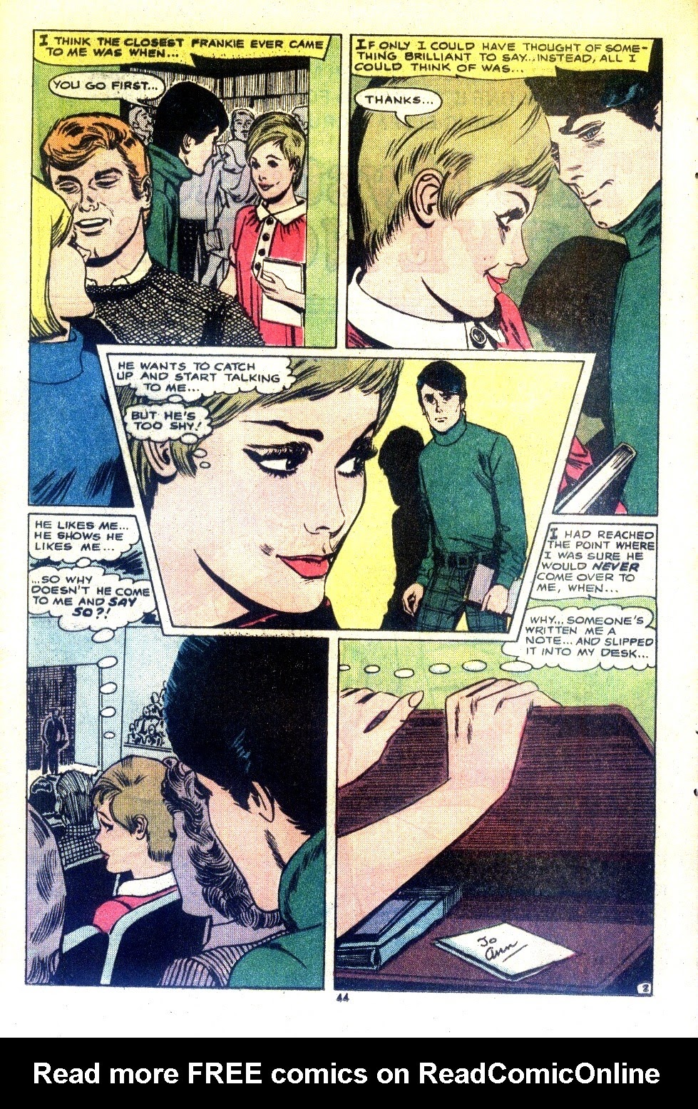 Read online Young Love (1963) comic -  Issue #109 - 44