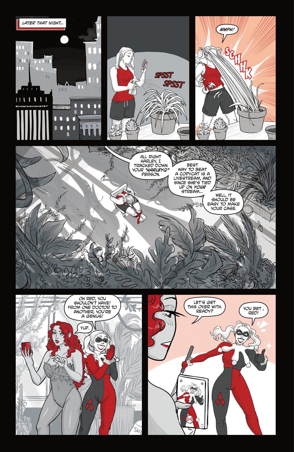 Read online Harley Quinn: Black   White   Redder comic -  Issue #5 - 34