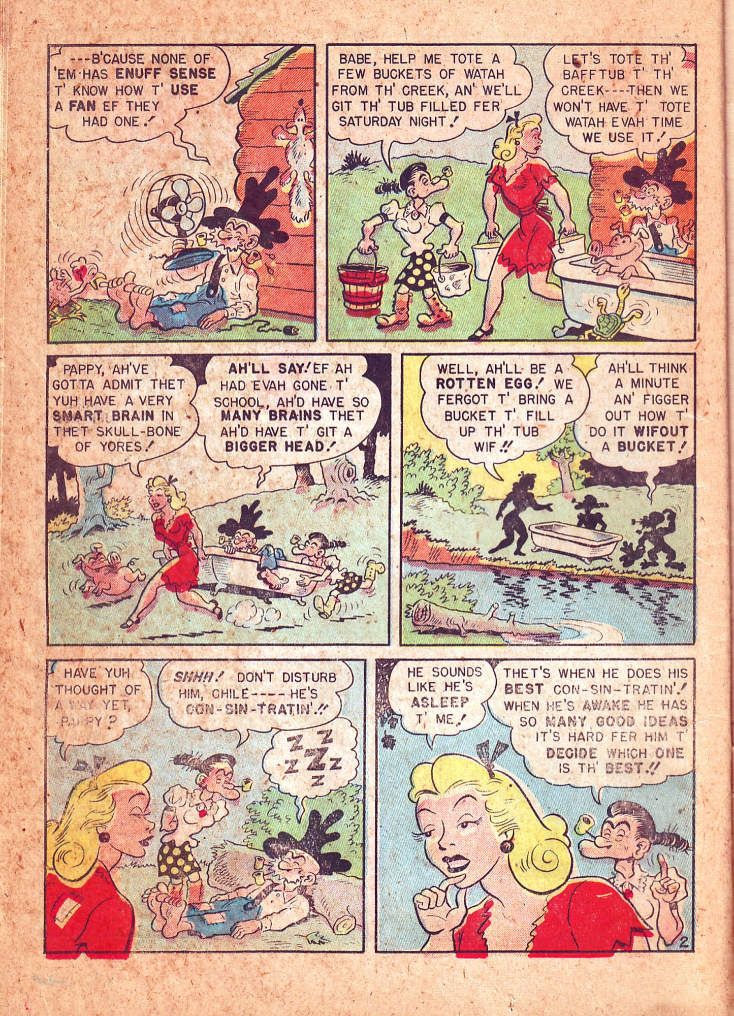 Read online Babe (1948) comic -  Issue #4 - 18