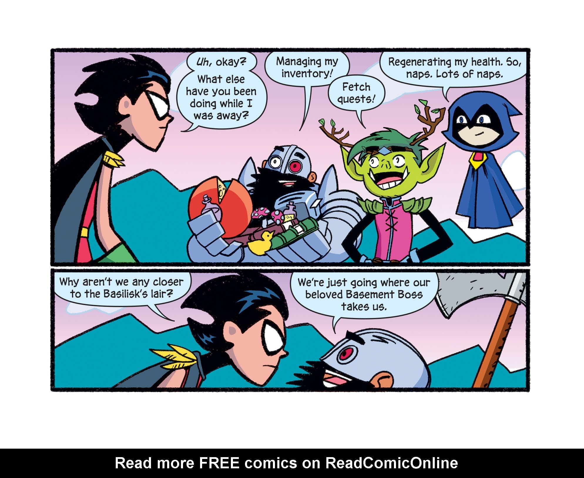 Read online Teen Titans Go! Roll With It! comic -  Issue #8 - 22