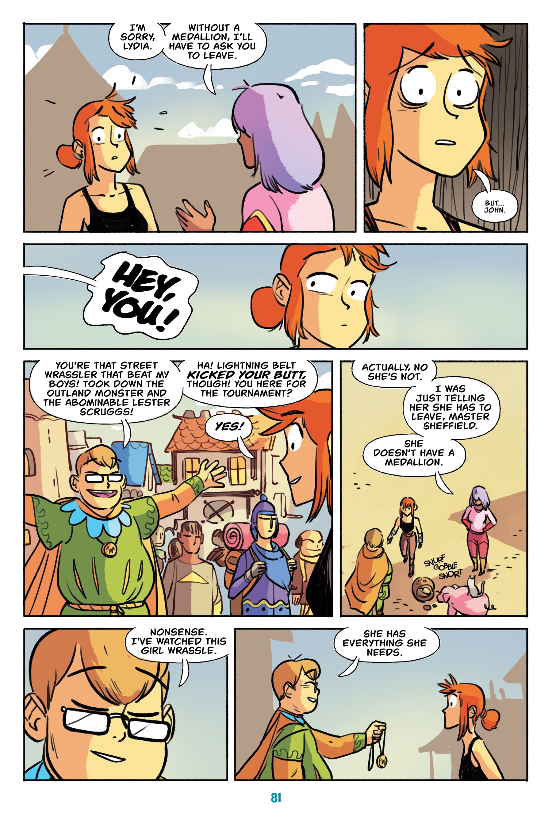 Read online Wrassle Castle comic -  Issue #1 - 80