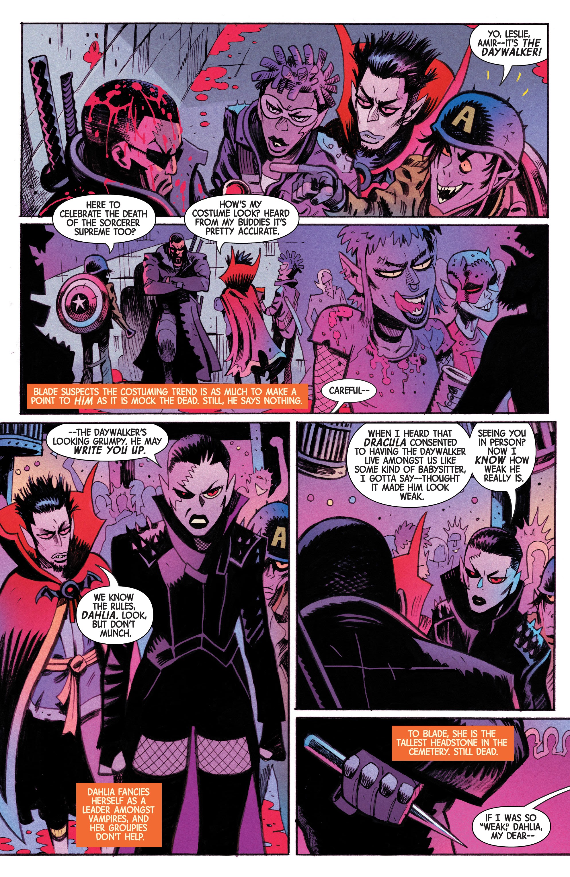 Read online Death of Doctor Strange: One-Shots comic -  Issue # Blade - 6