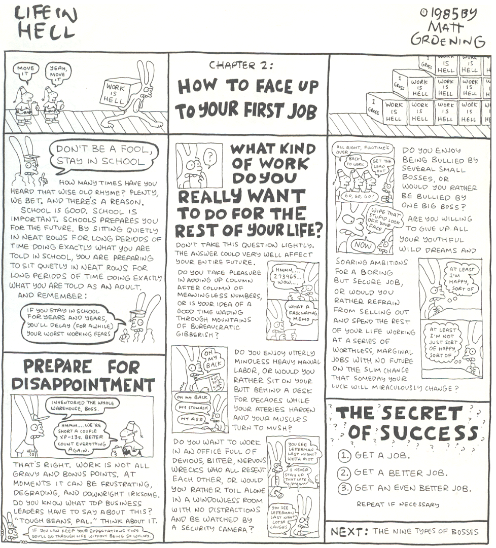 Read online Life In Hell comic -  Issue # TPB Work Is Hell - 5