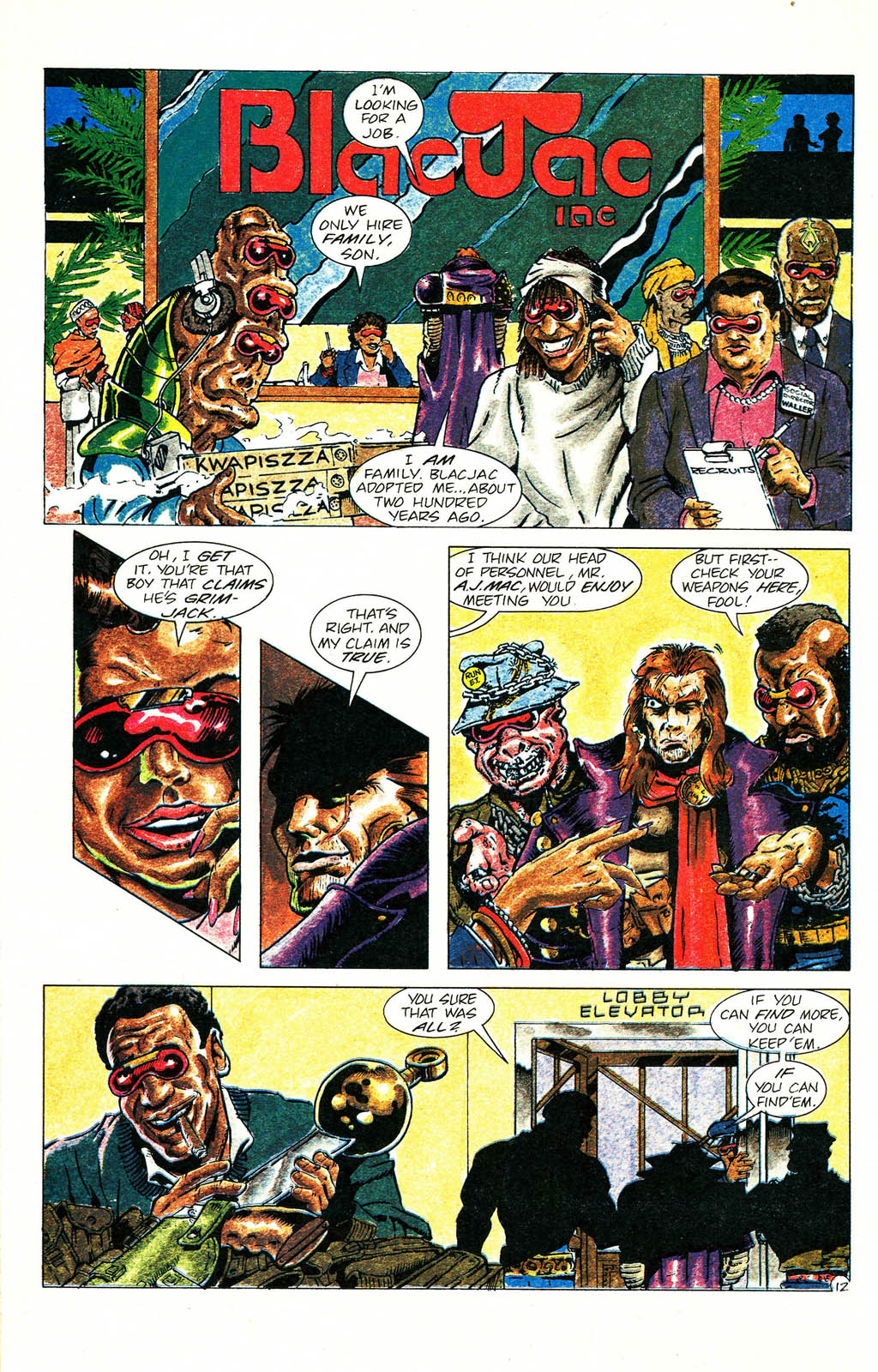 Read online Grimjack comic -  Issue #57 - 16
