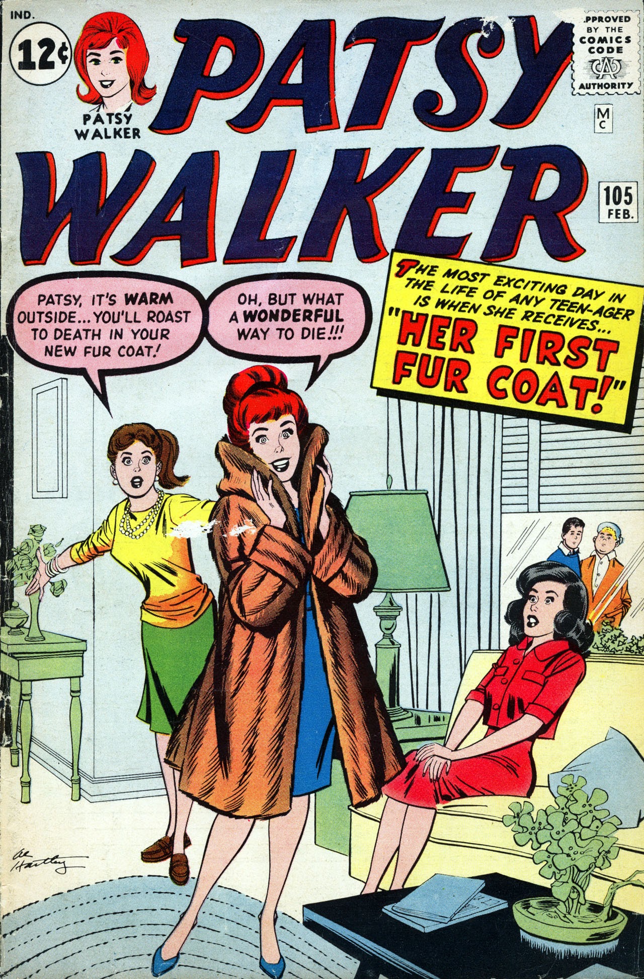 Read online Patsy Walker comic -  Issue #105 - 1