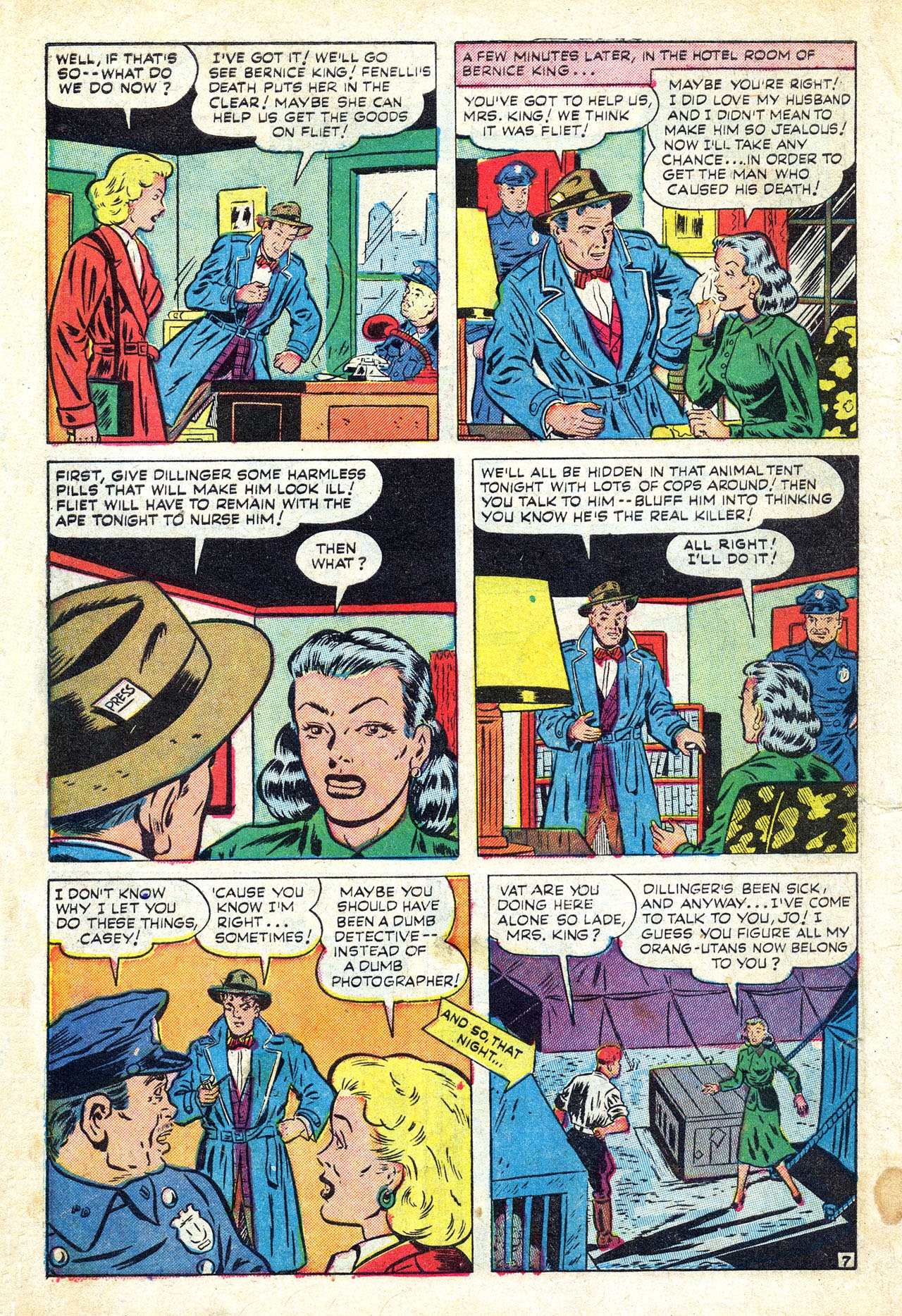 Read online Casey Crime Photographer comic -  Issue #1 - 10